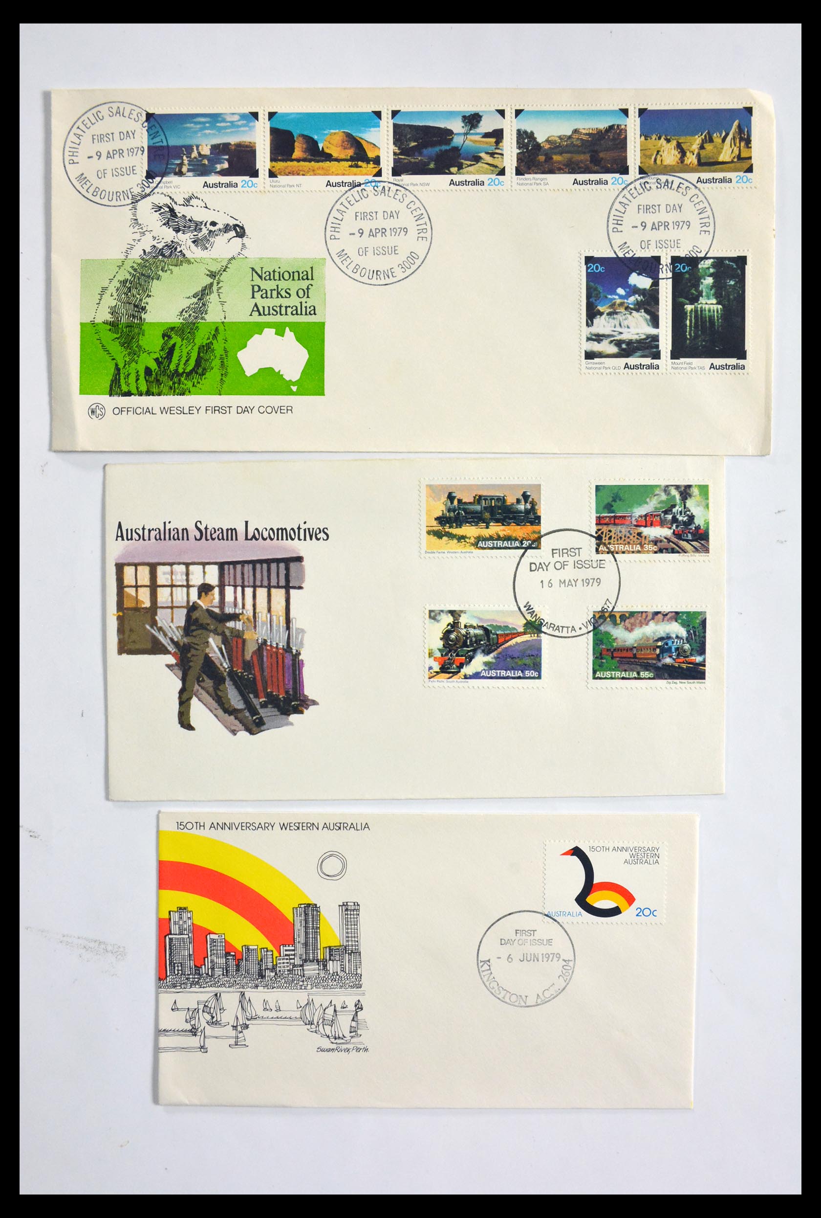 29611 198 - 29611 Australië FDC's 1954-2004.