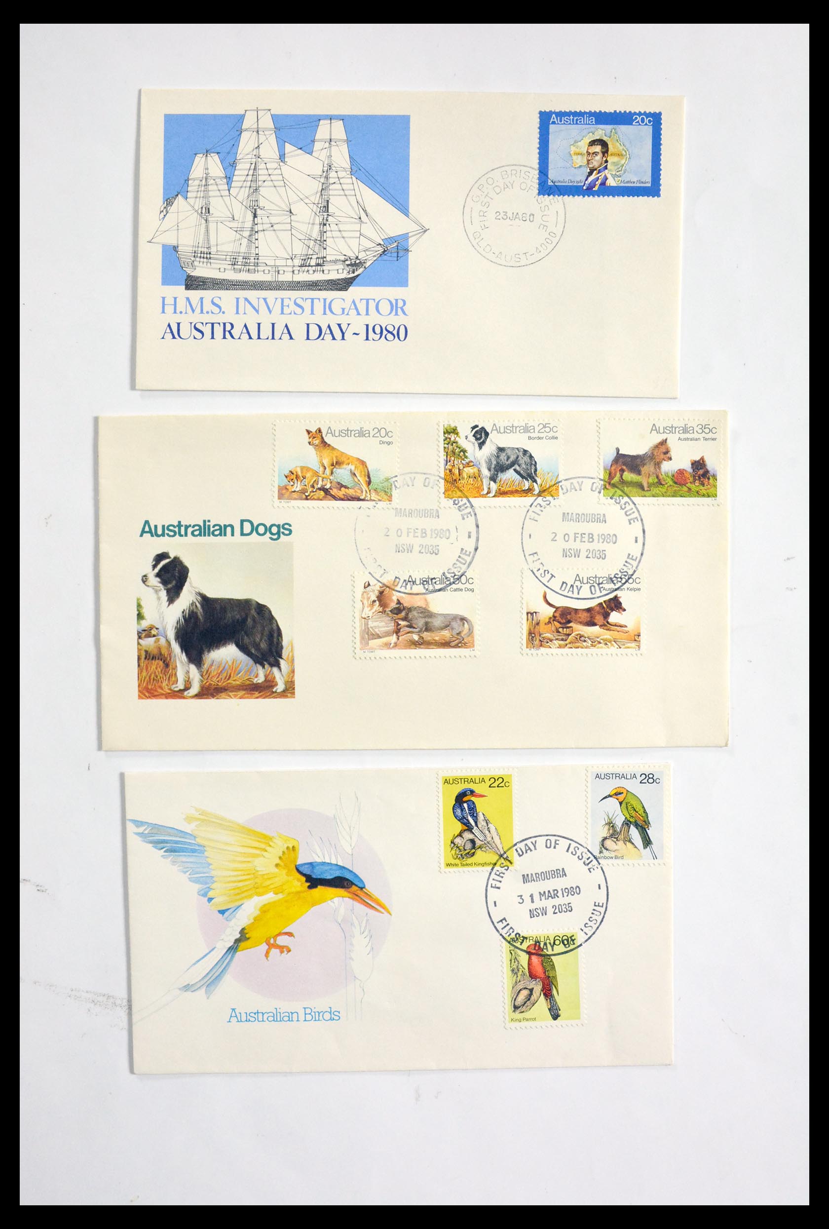 29611 202 - 29611 Australië FDC's 1954-2004.