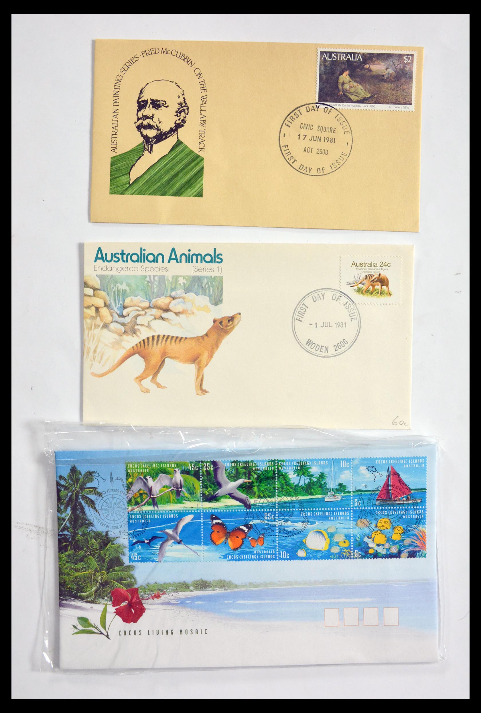 29611 209 - 29611 Australië FDC's 1954-2004.