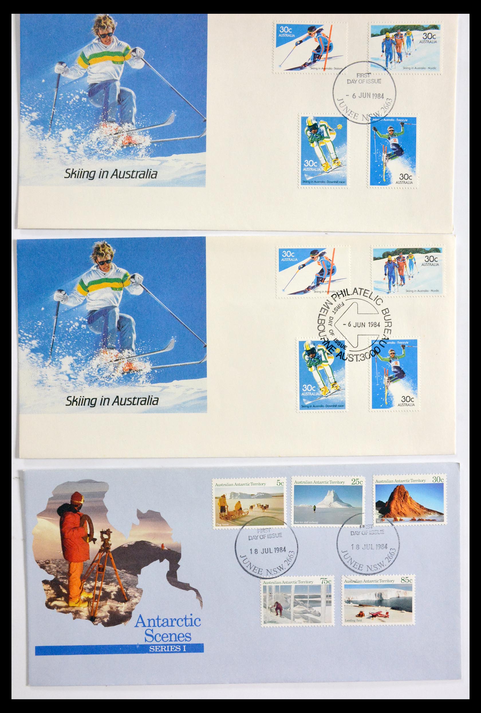 29611 214 - 29611 Australië FDC's 1954-2004.