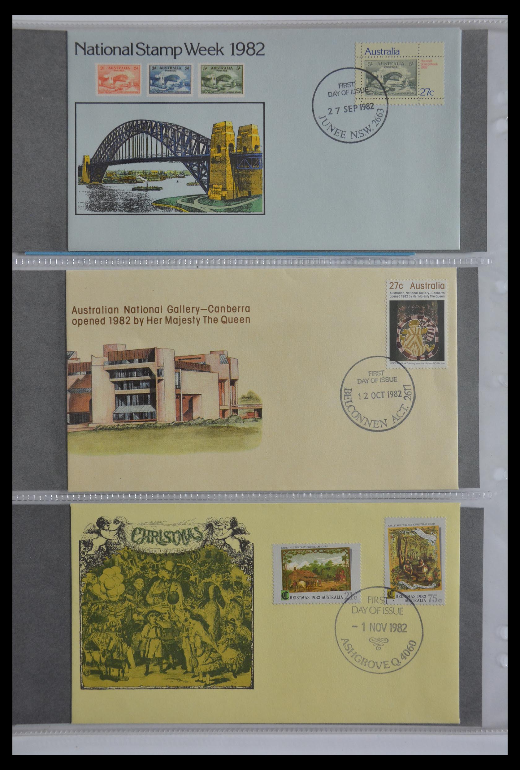 29611 245 - 29611 Australië FDC's 1954-2004.