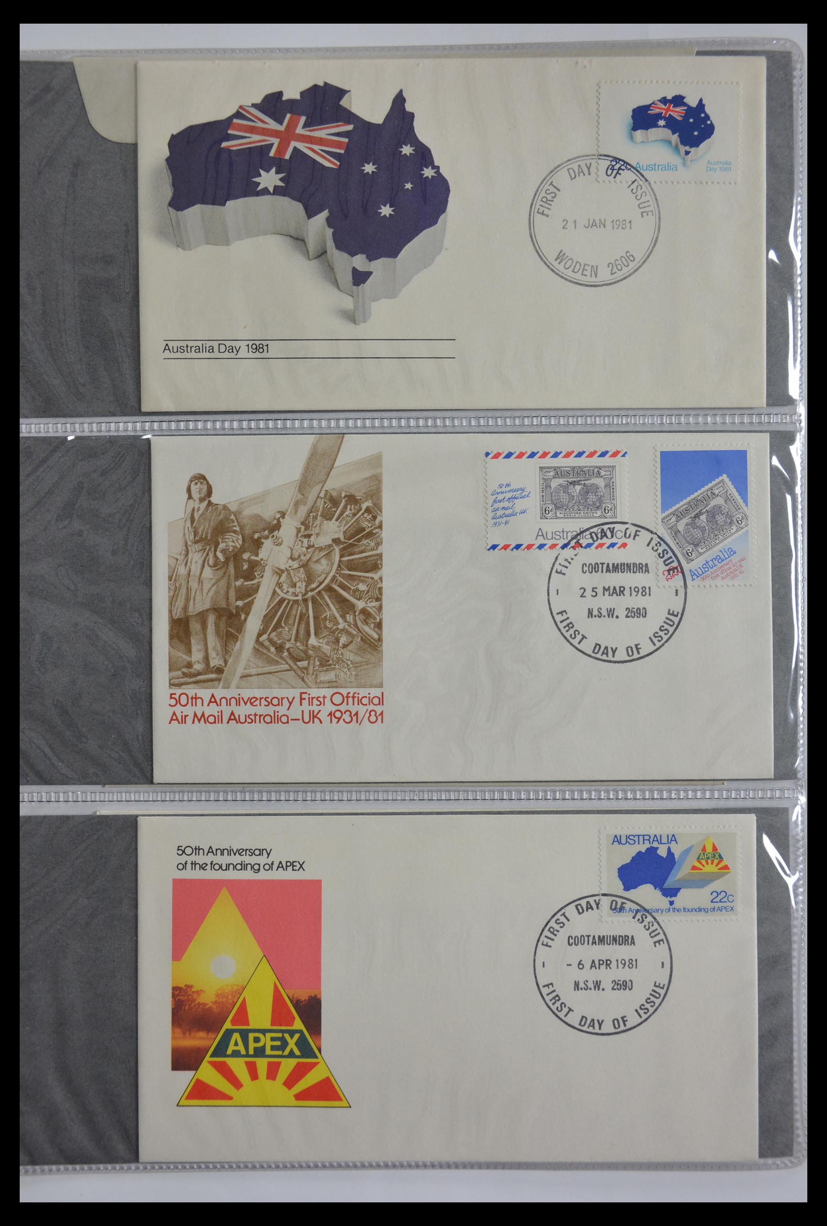 29611 248 - 29611 Australië FDC's 1954-2004.