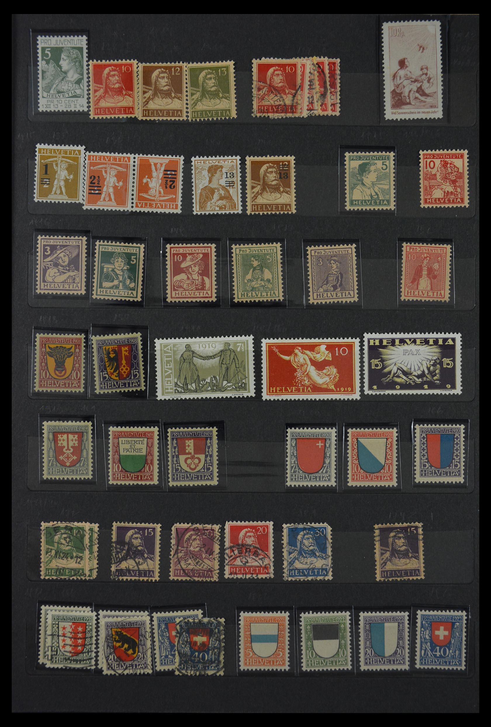 29613 003 - 29613 Switzerland 1882-1960.