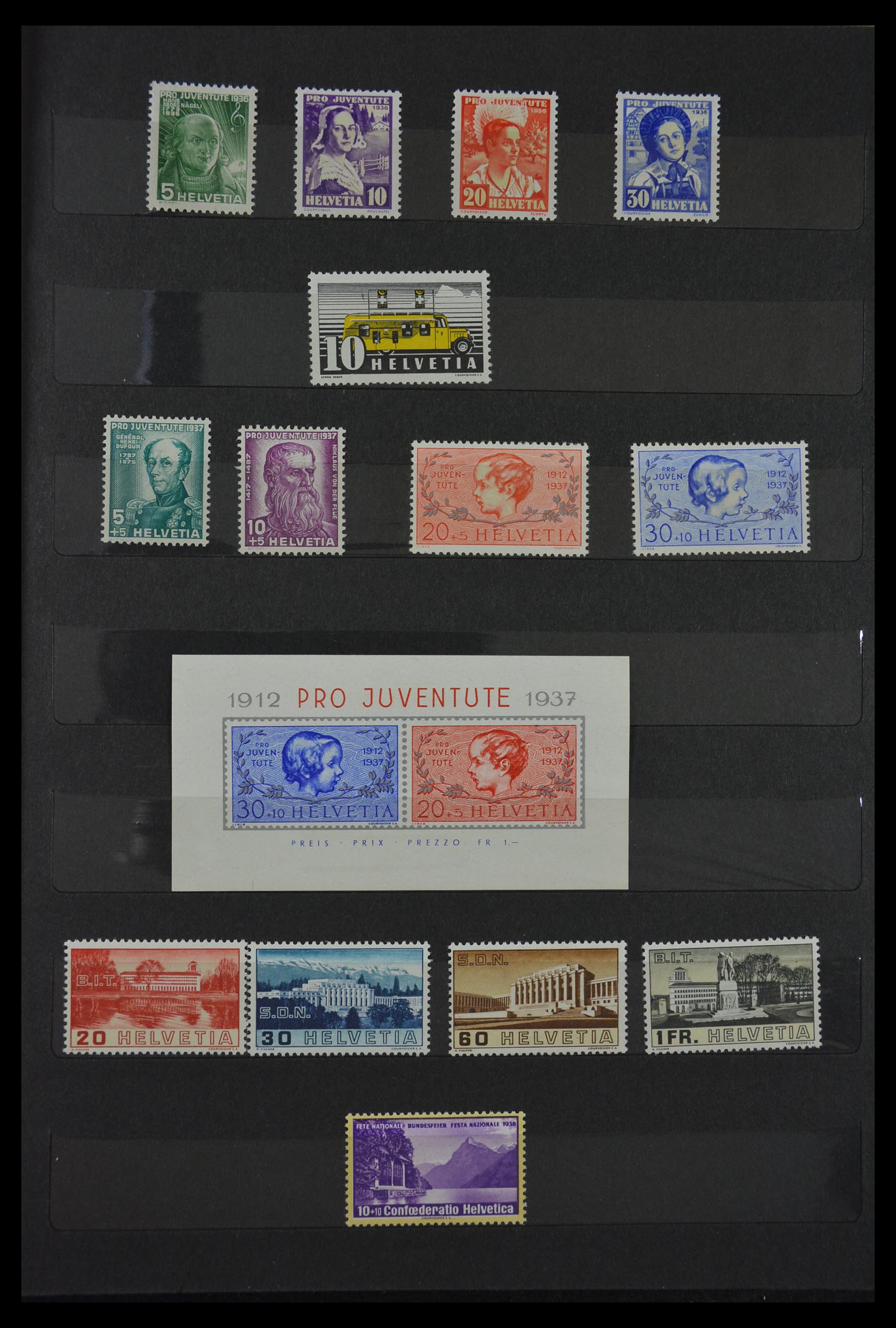 29613 009 - 29613 Switzerland 1882-1960.