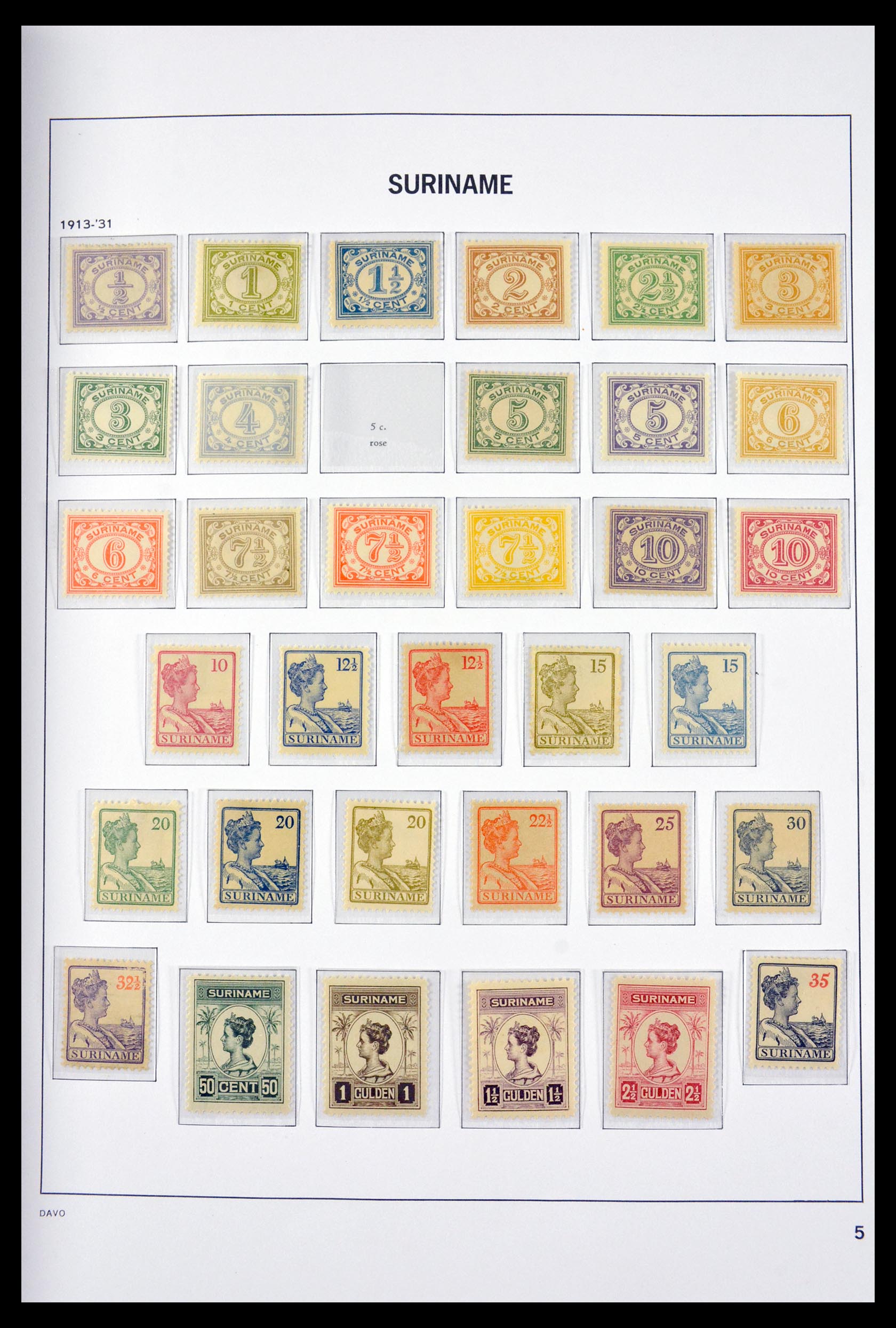 29632 005 - 29632 Surinam 1873-1975.