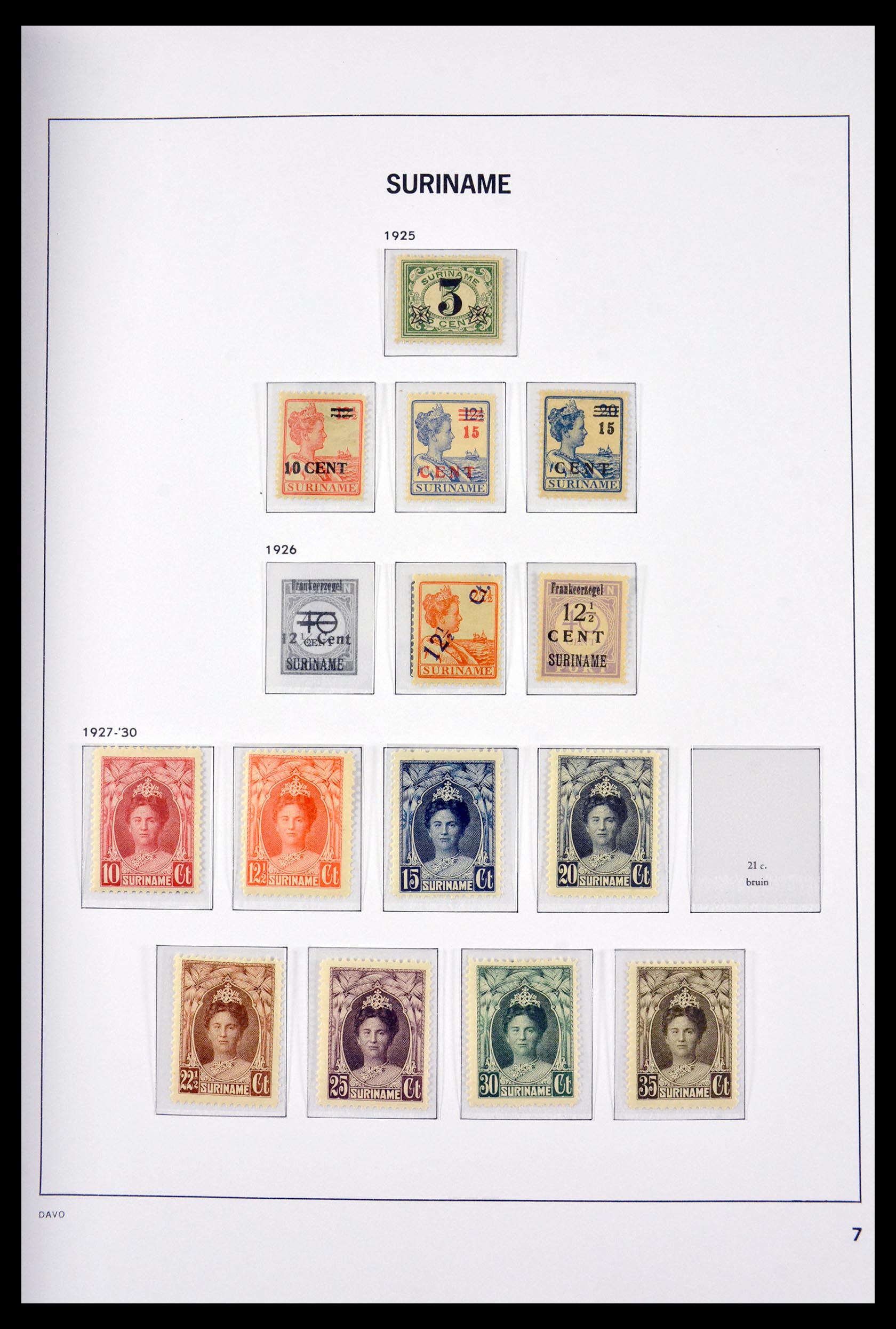 29632 007 - 29632 Surinam 1873-1975.