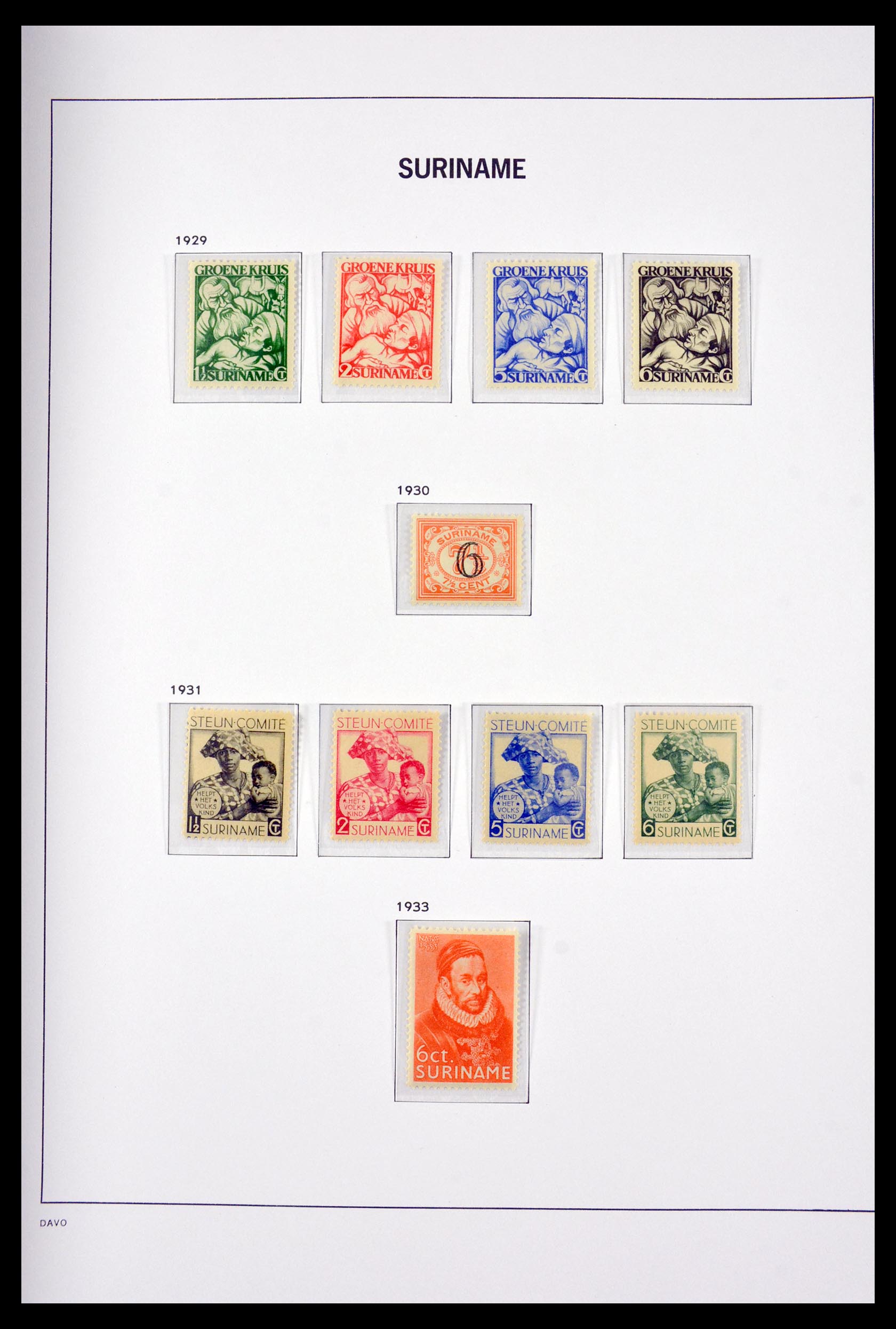 29632 009 - 29632 Surinam 1873-1975.