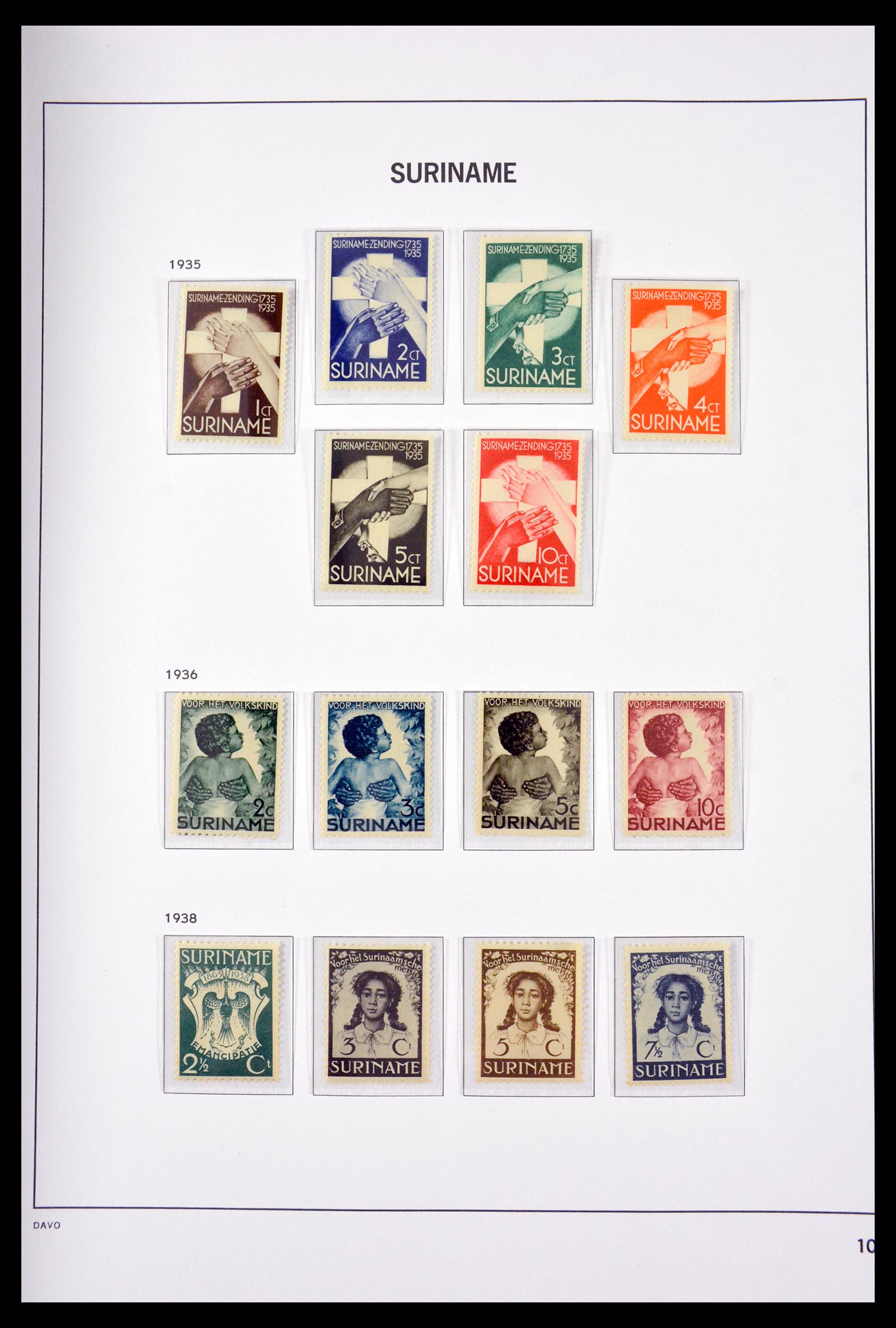 29632 010 - 29632 Surinam 1873-1975.