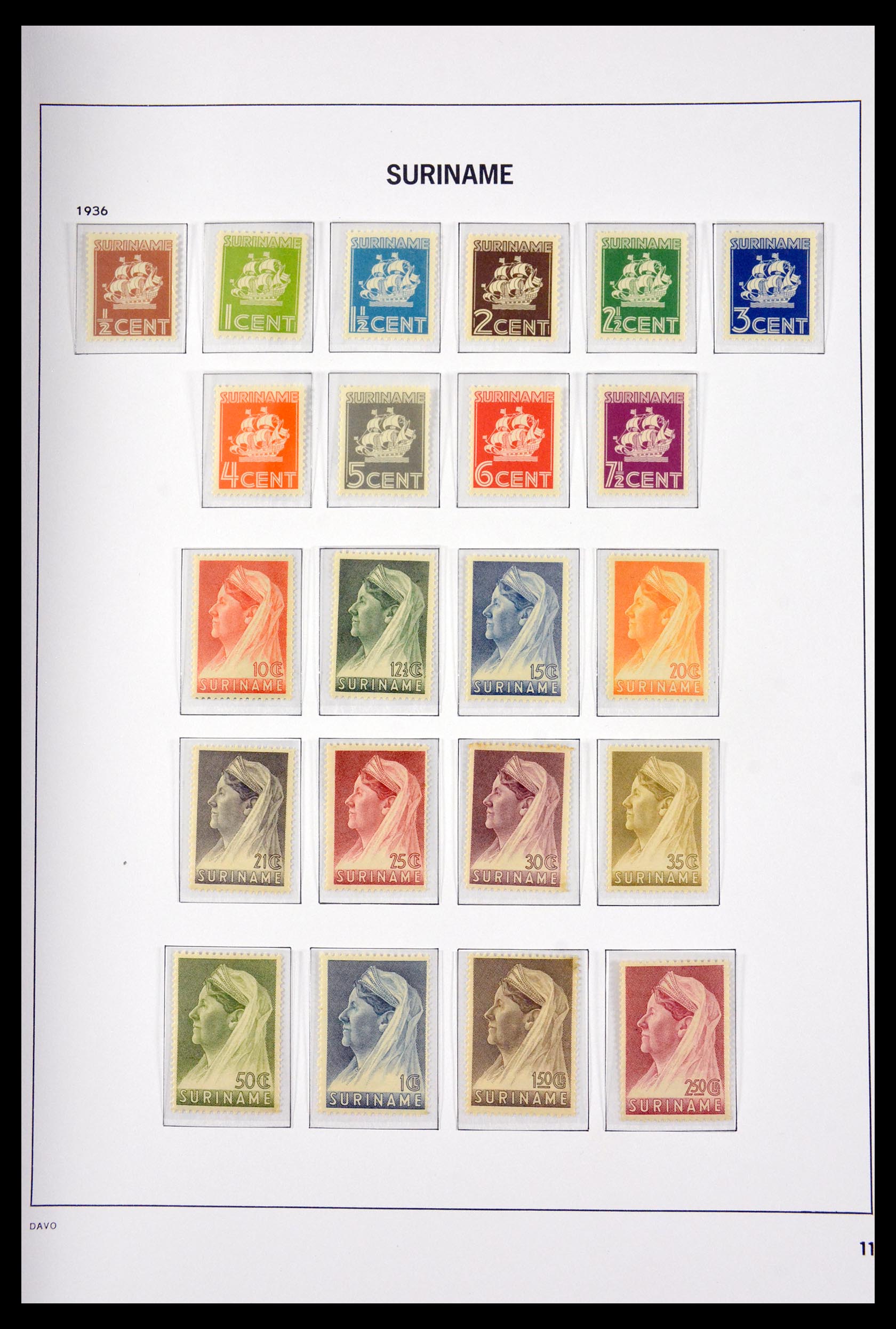 29632 011 - 29632 Surinam 1873-1975.