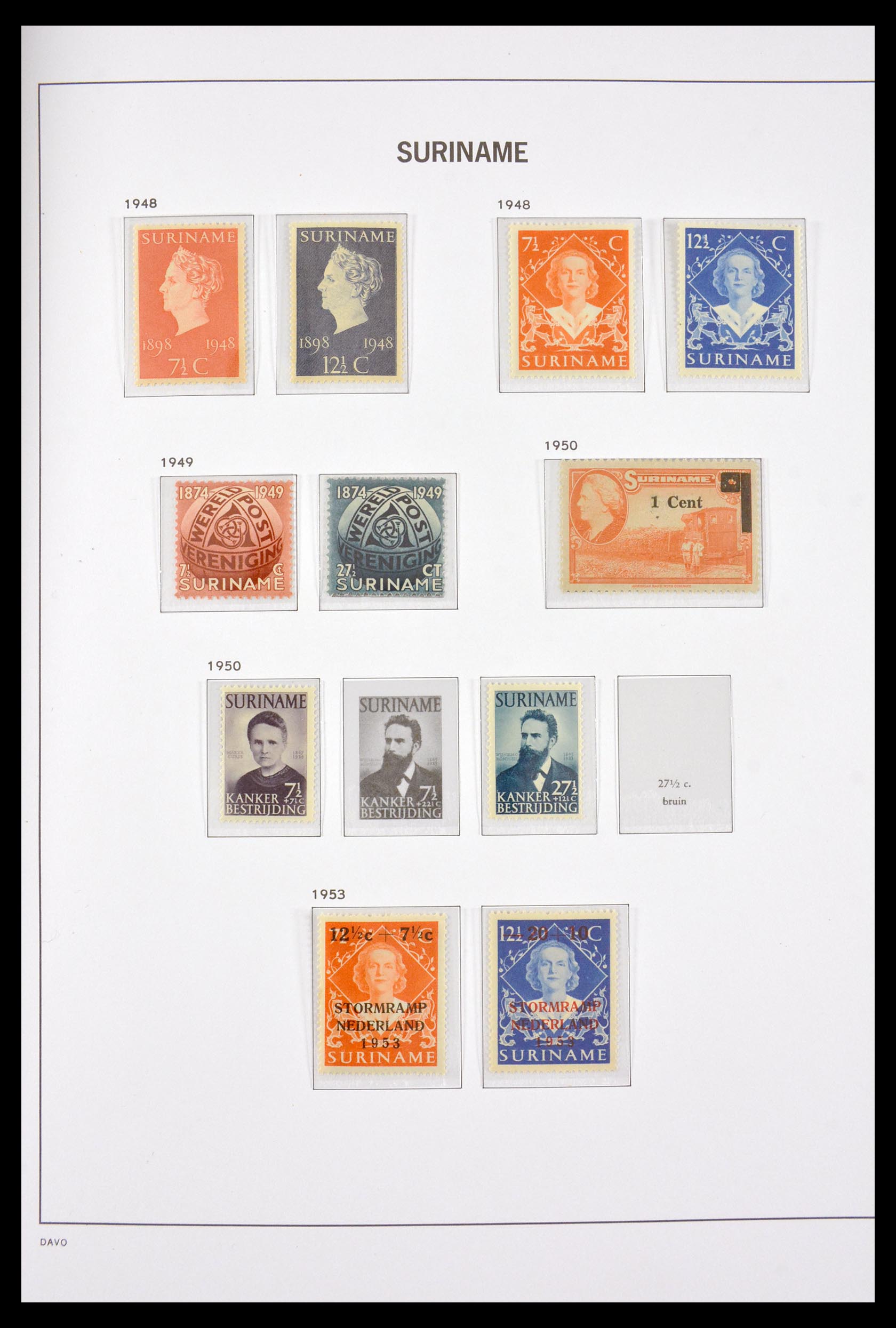 29632 016 - 29632 Surinam 1873-1975.