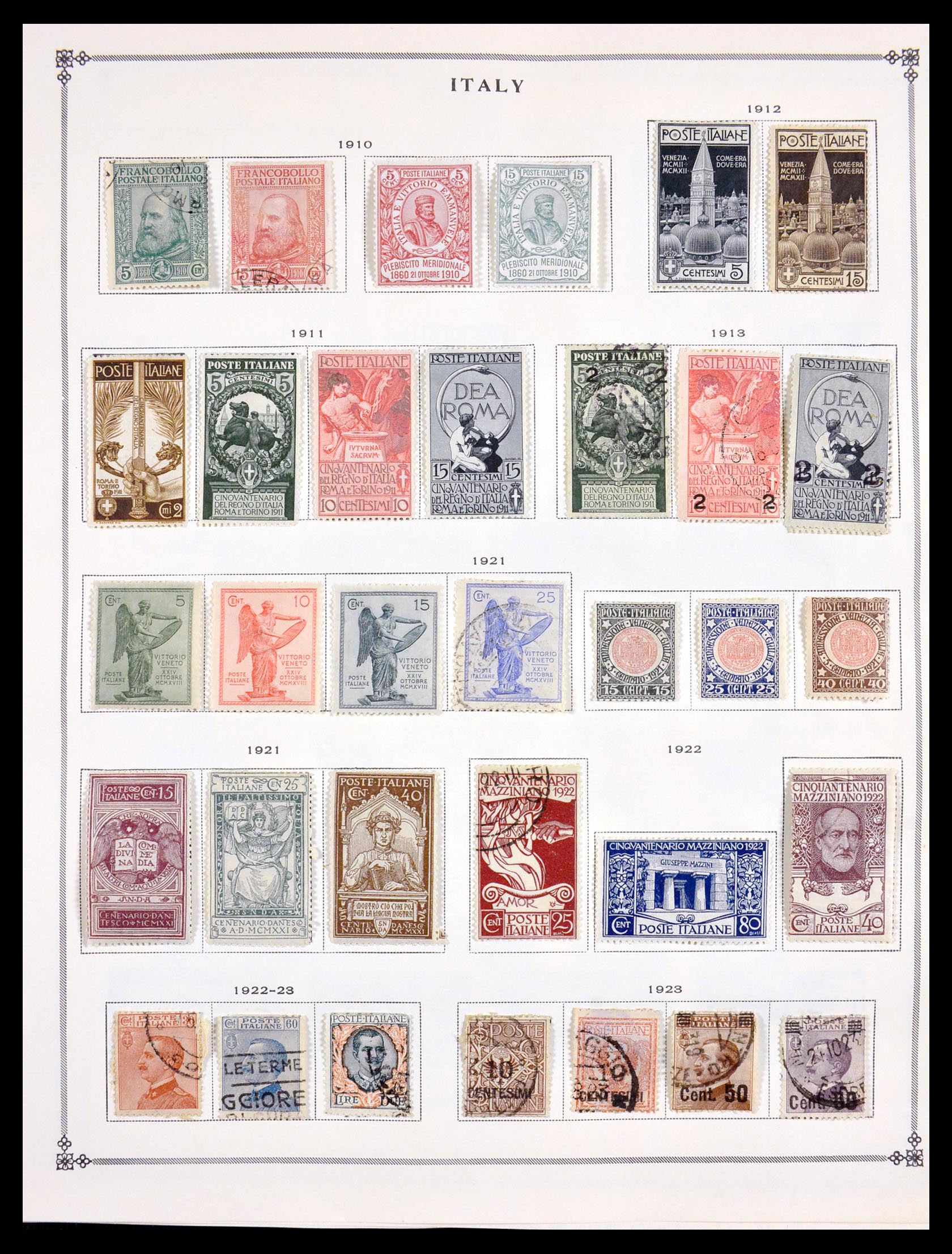 29634 006 - 29634 Italy 1863-1939.