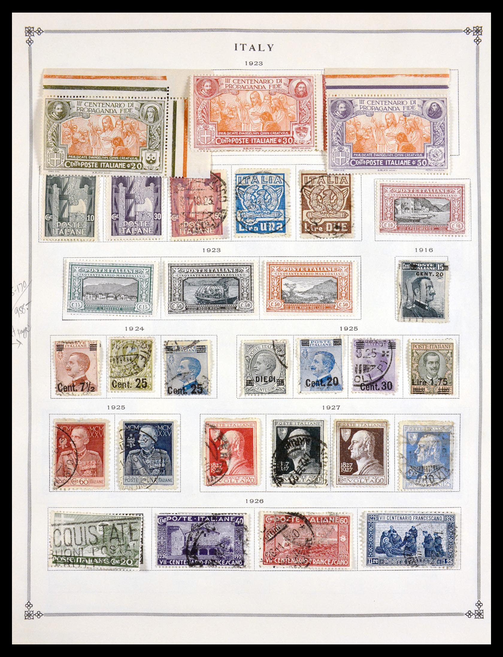 29634 007 - 29634 Italië 1863-1939.