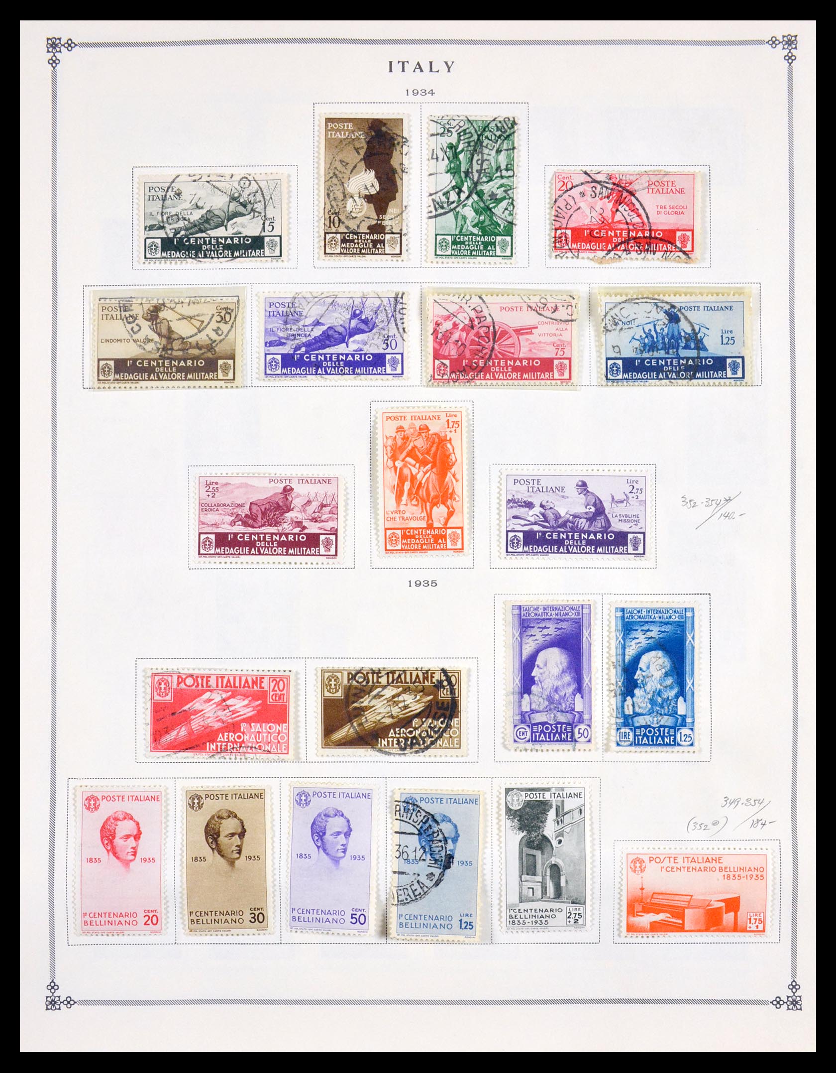 29634 014 - 29634 Italië 1863-1939.