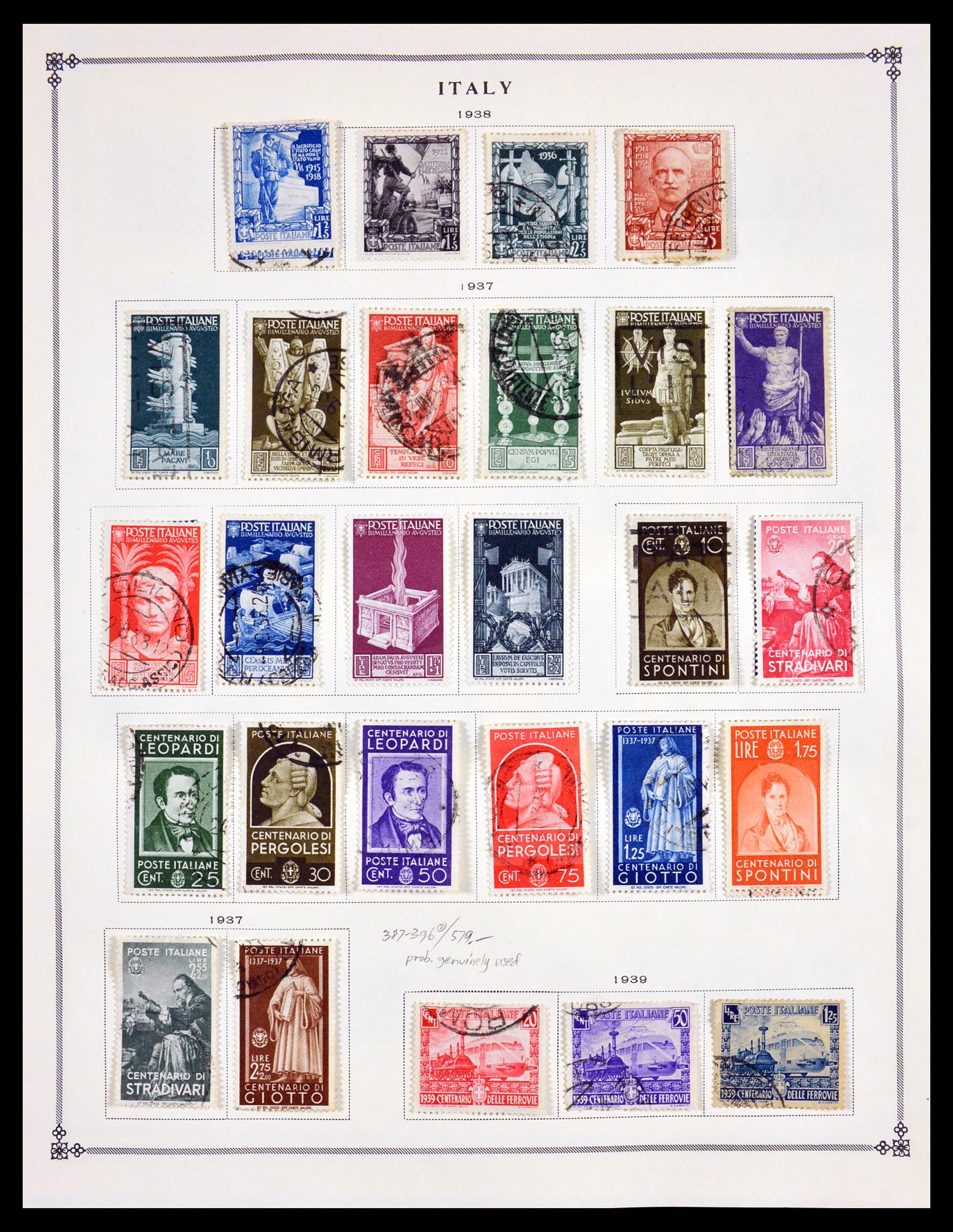 29634 016 - 29634 Italy 1863-1939.