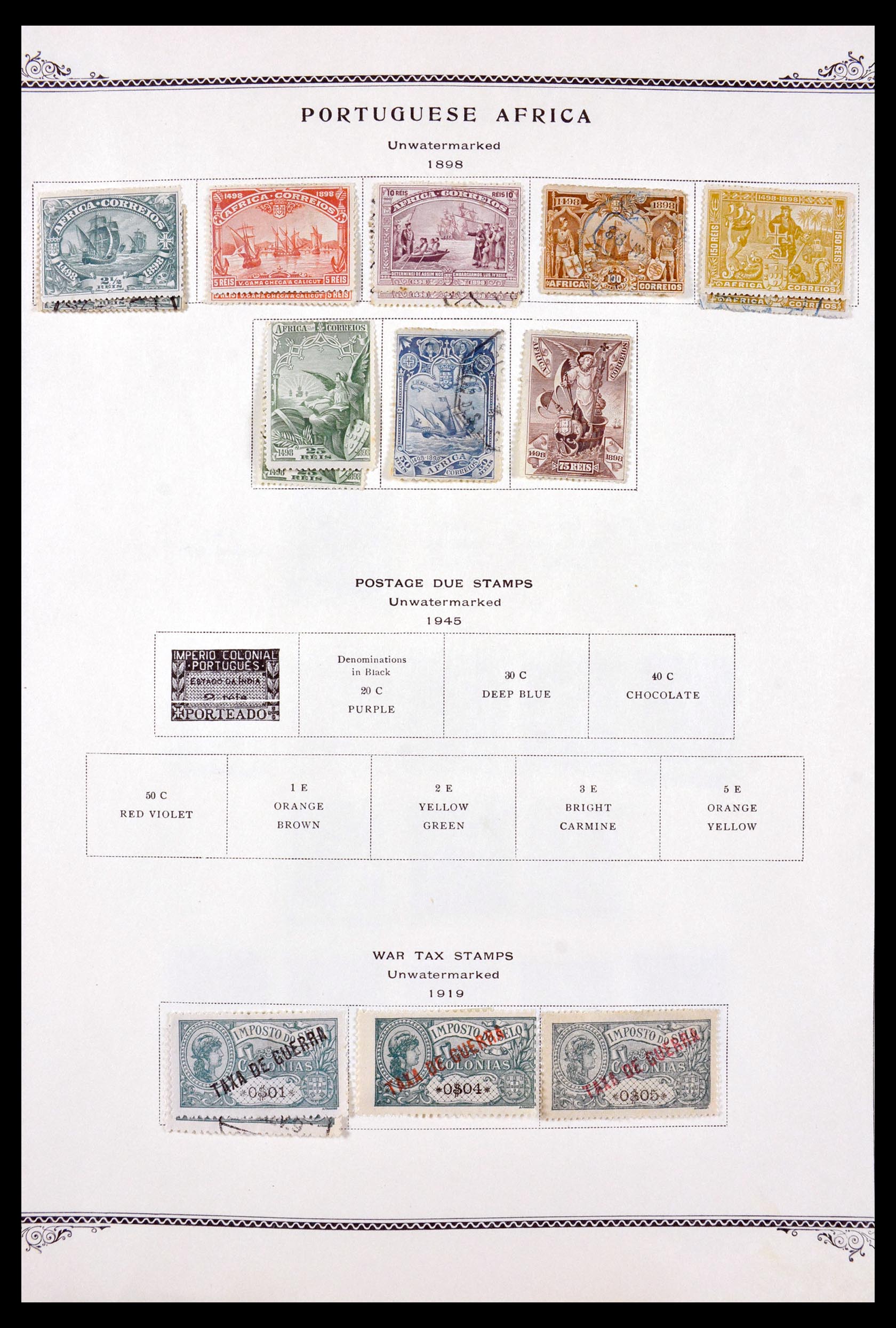 29637 001 - 29637 Portugese koloniën 1869-1932.