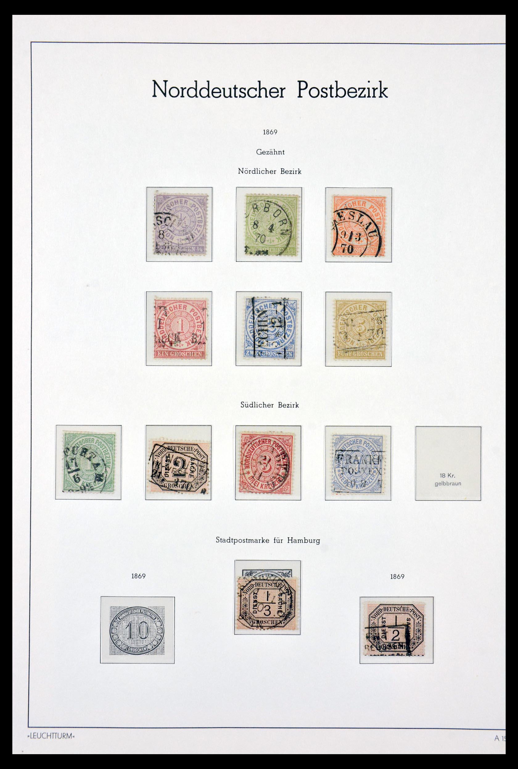29641 002 - 29641 Norddeutscher Postbezirk 1868-1875.