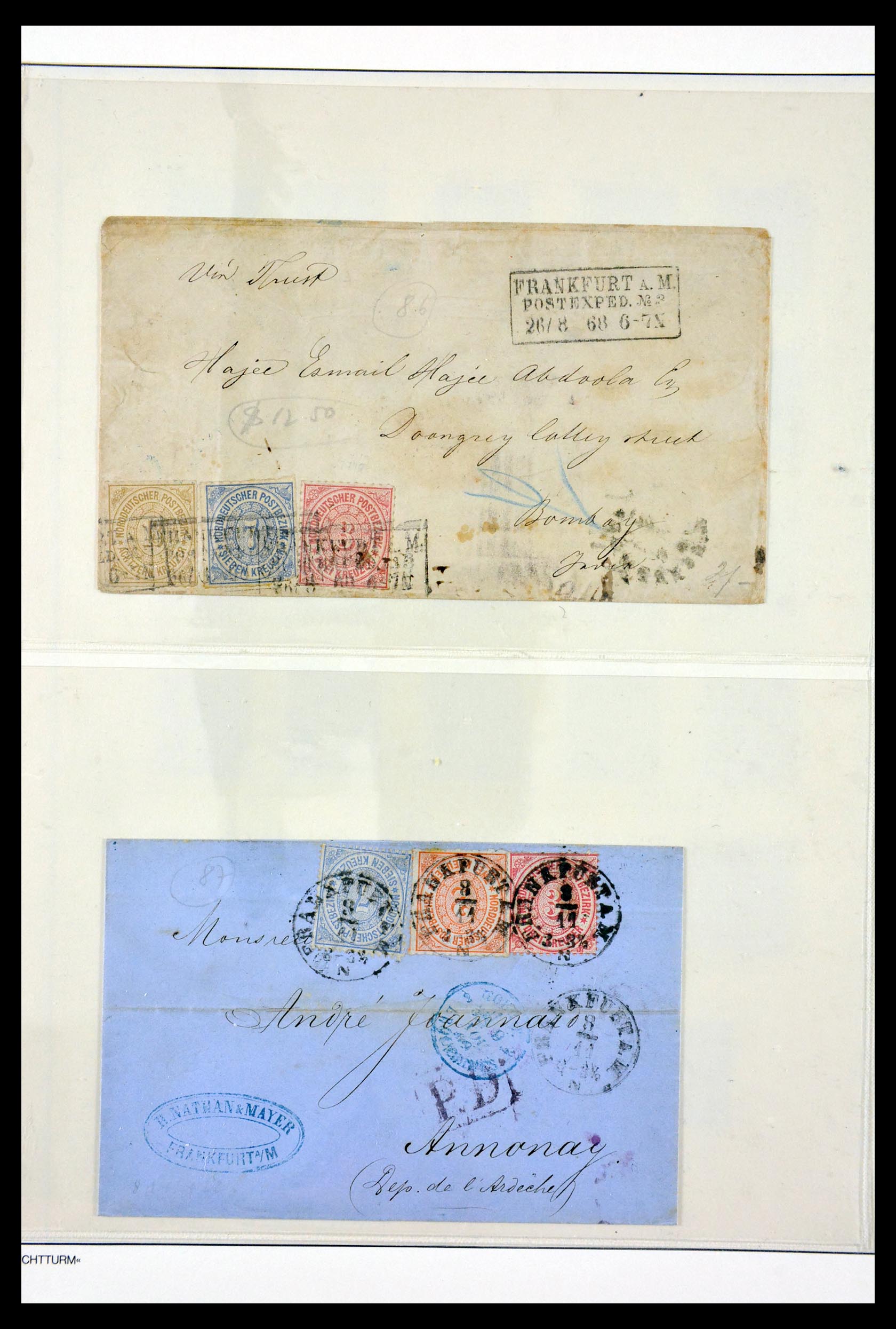29641 003 - 29641 Norddeutscher Postbezirk 1868-1875.