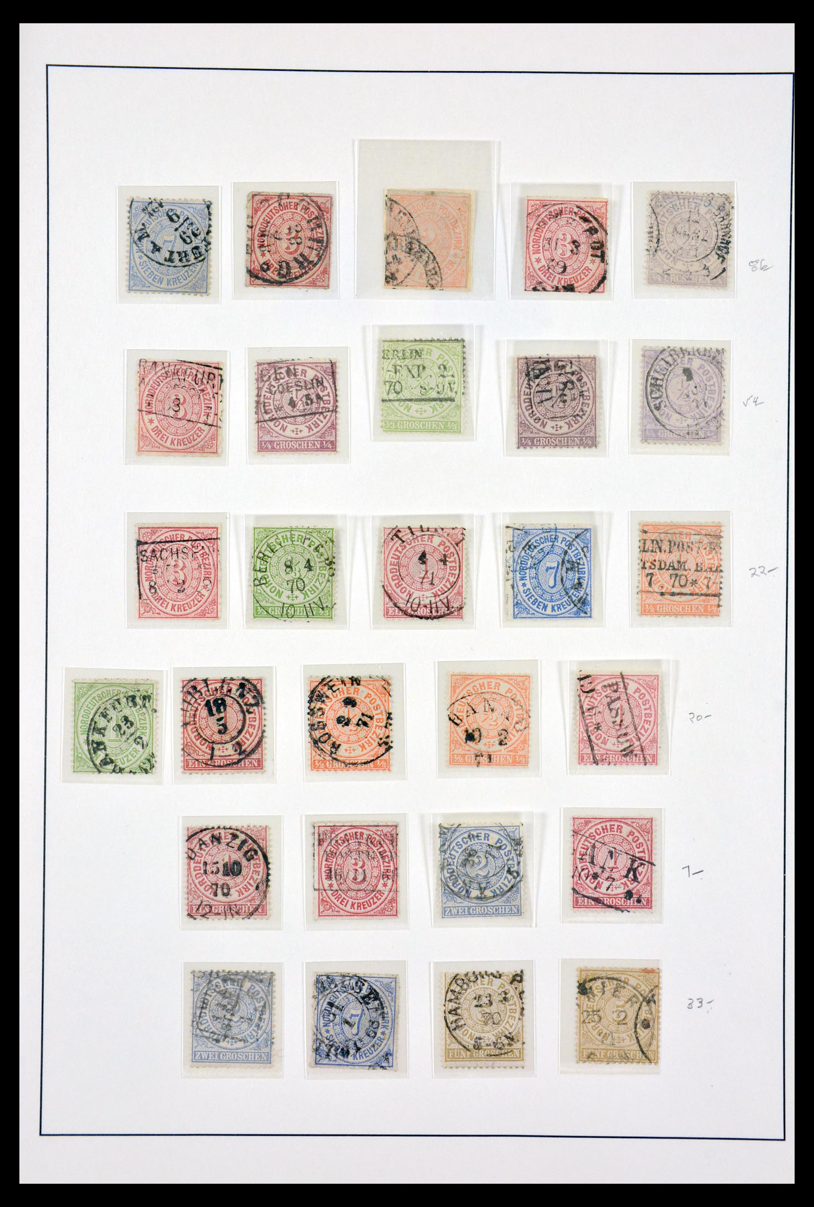 29641 005 - 29641 Norddeutscher Postbezirk 1868-1875.