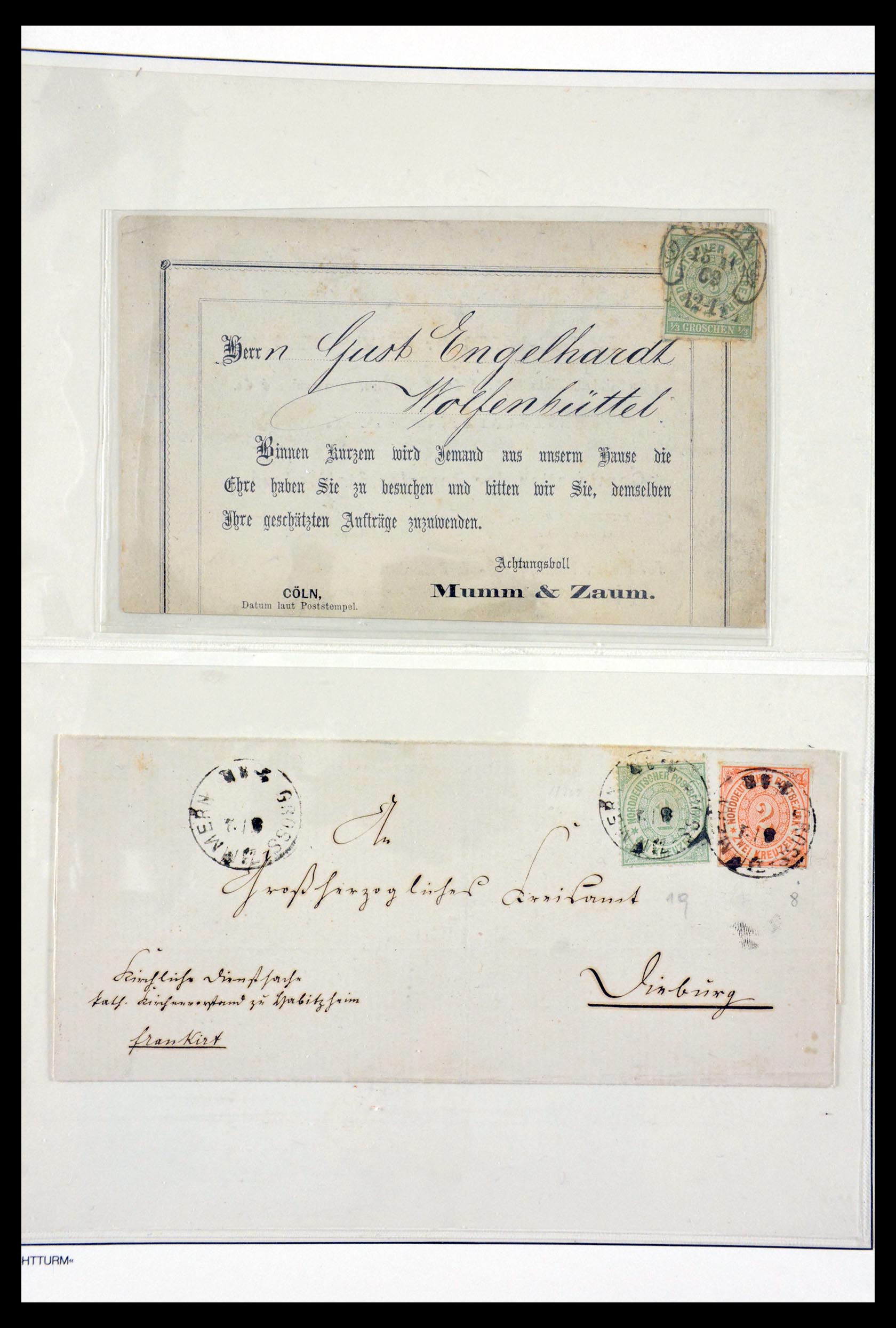 29641 007 - 29641 Norddeutscher Postbezirk 1868-1875.