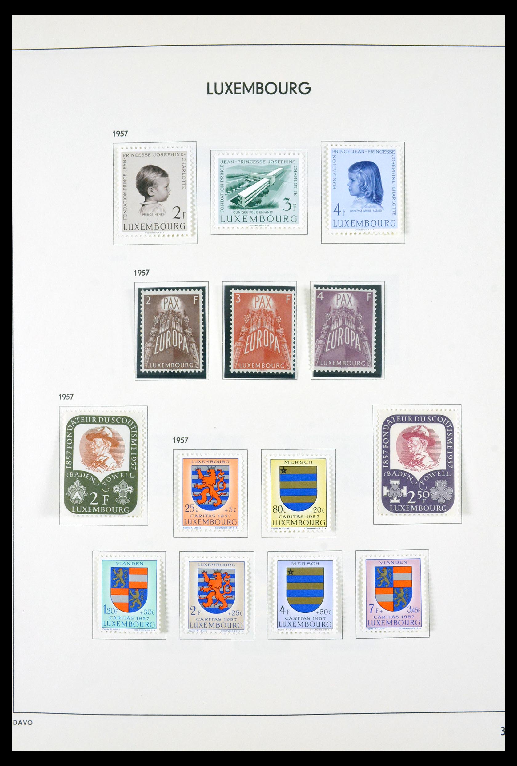 29652 038 - 29652 Luxembourg 1852-2011.
