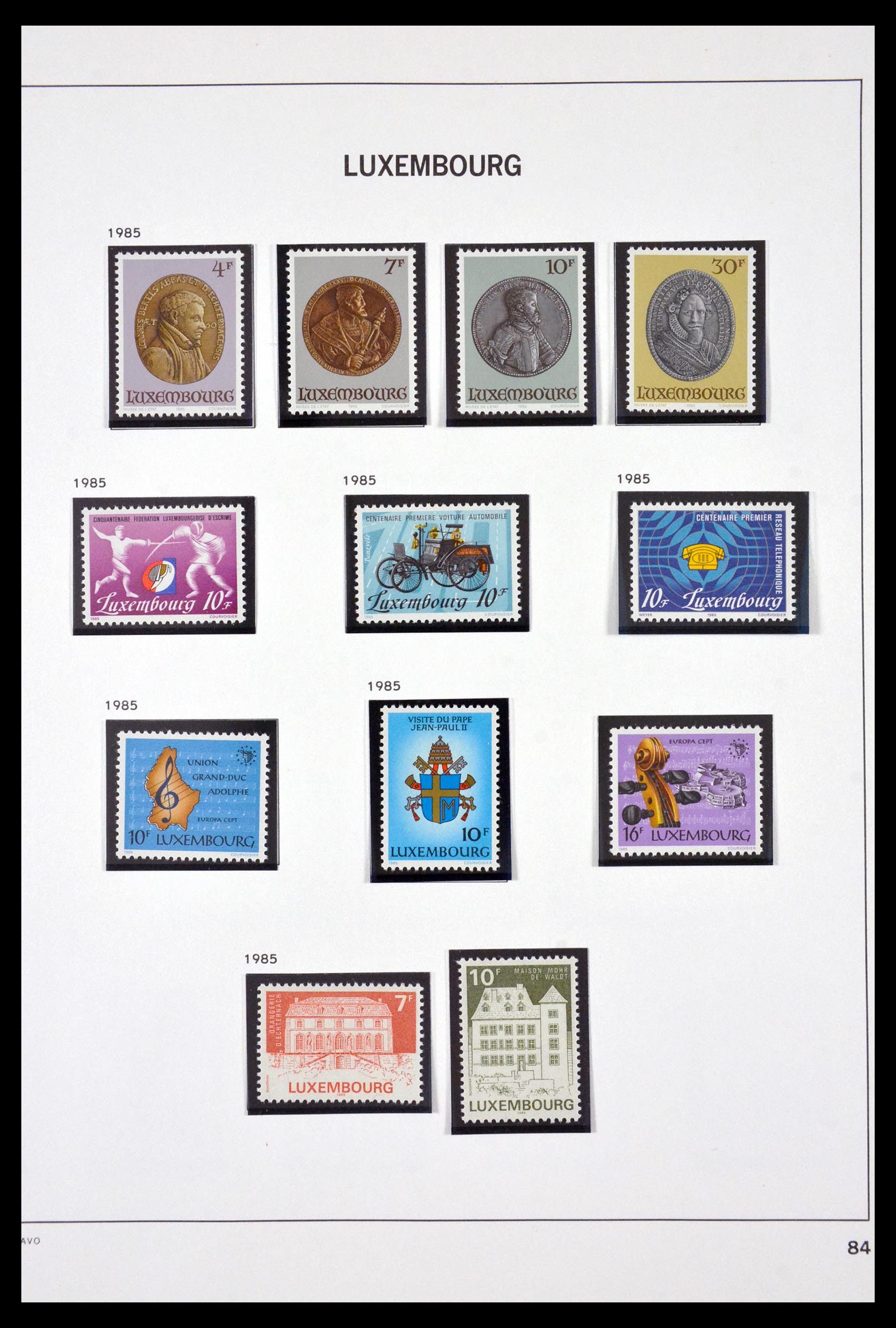 29652 085 - 29652 Luxembourg 1852-2011.
