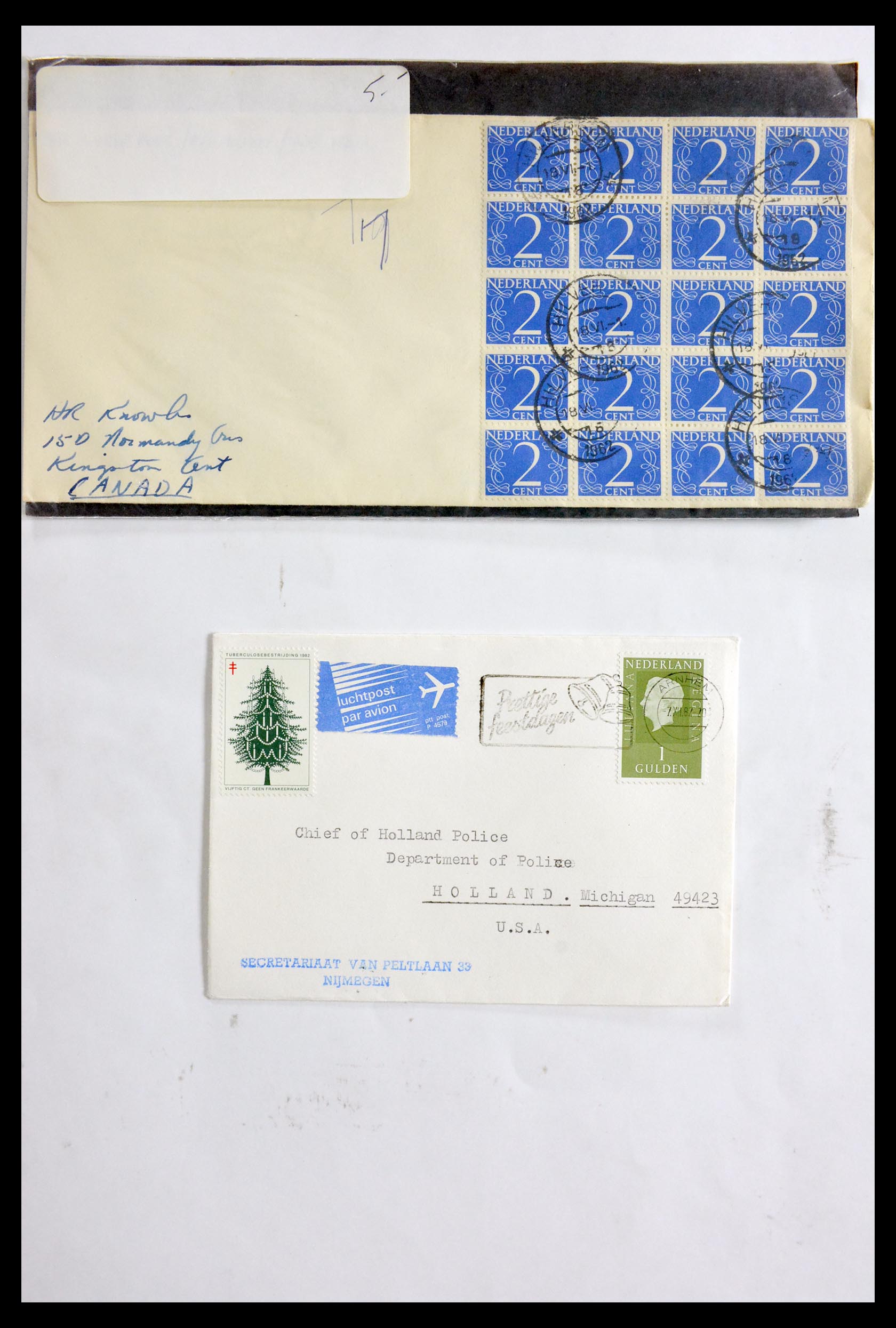 29655 002 - 29655 Netherlands covers ca. 1880-1950.