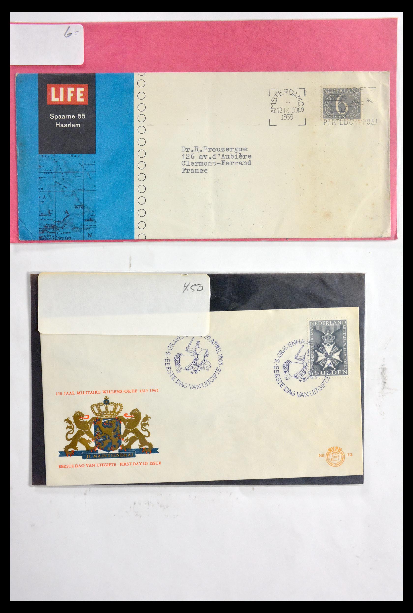 29655 003 - 29655 Netherlands covers ca. 1880-1950.