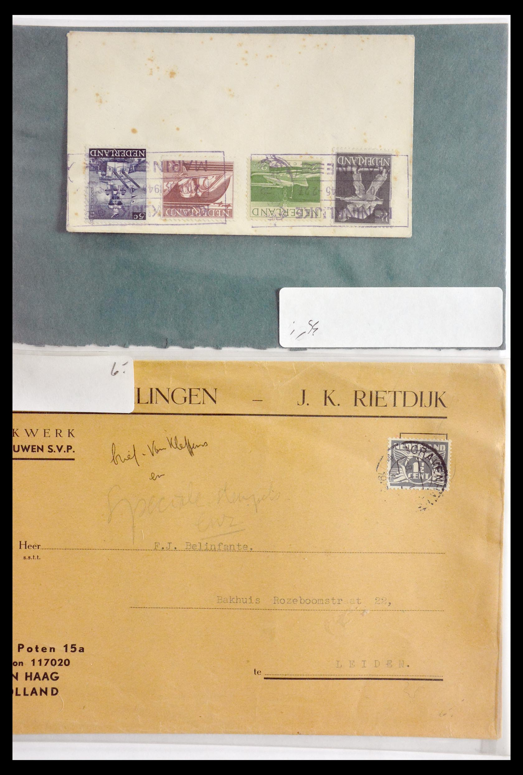 29655 005 - 29655 Netherlands covers ca. 1880-1950.