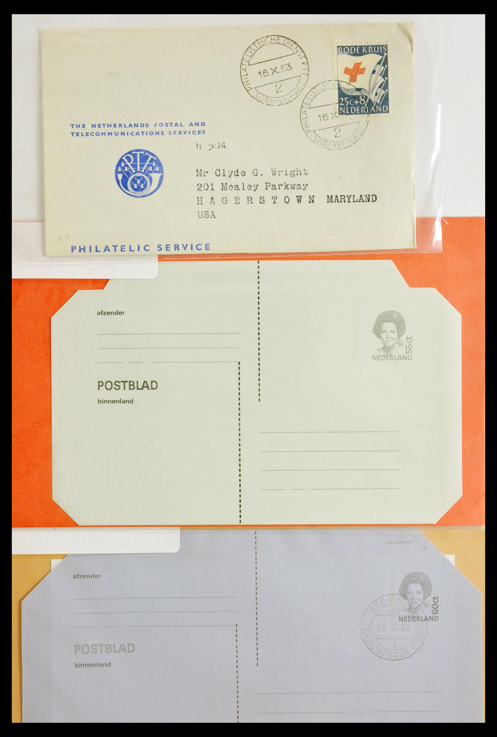 29655 006 - 29655 Nederland brieven ca. 1880-1950.