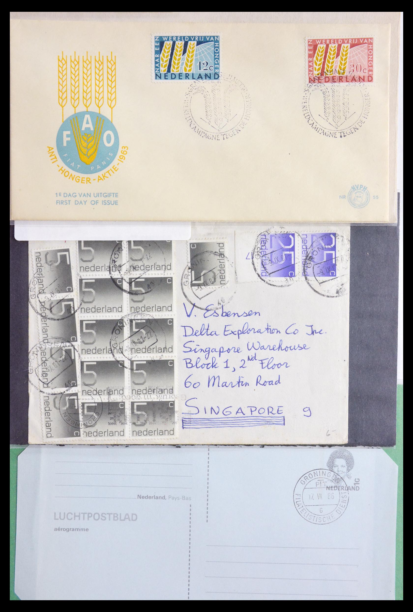 29655 007 - 29655 Netherlands covers ca. 1880-1950.