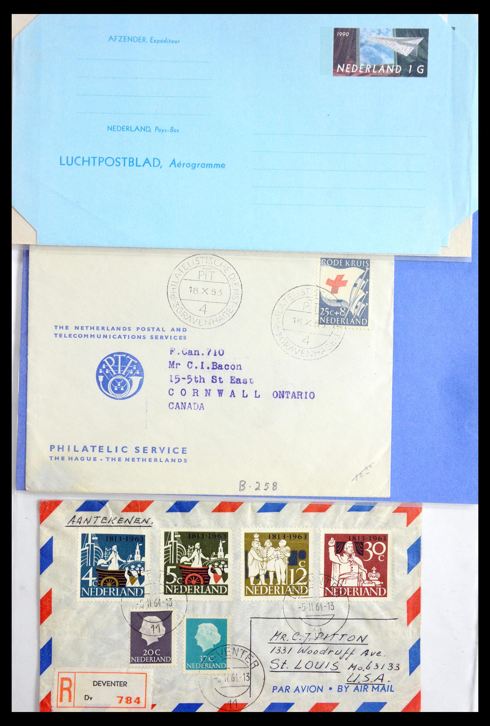 29655 009 - 29655 Nederland brieven ca. 1880-1950.