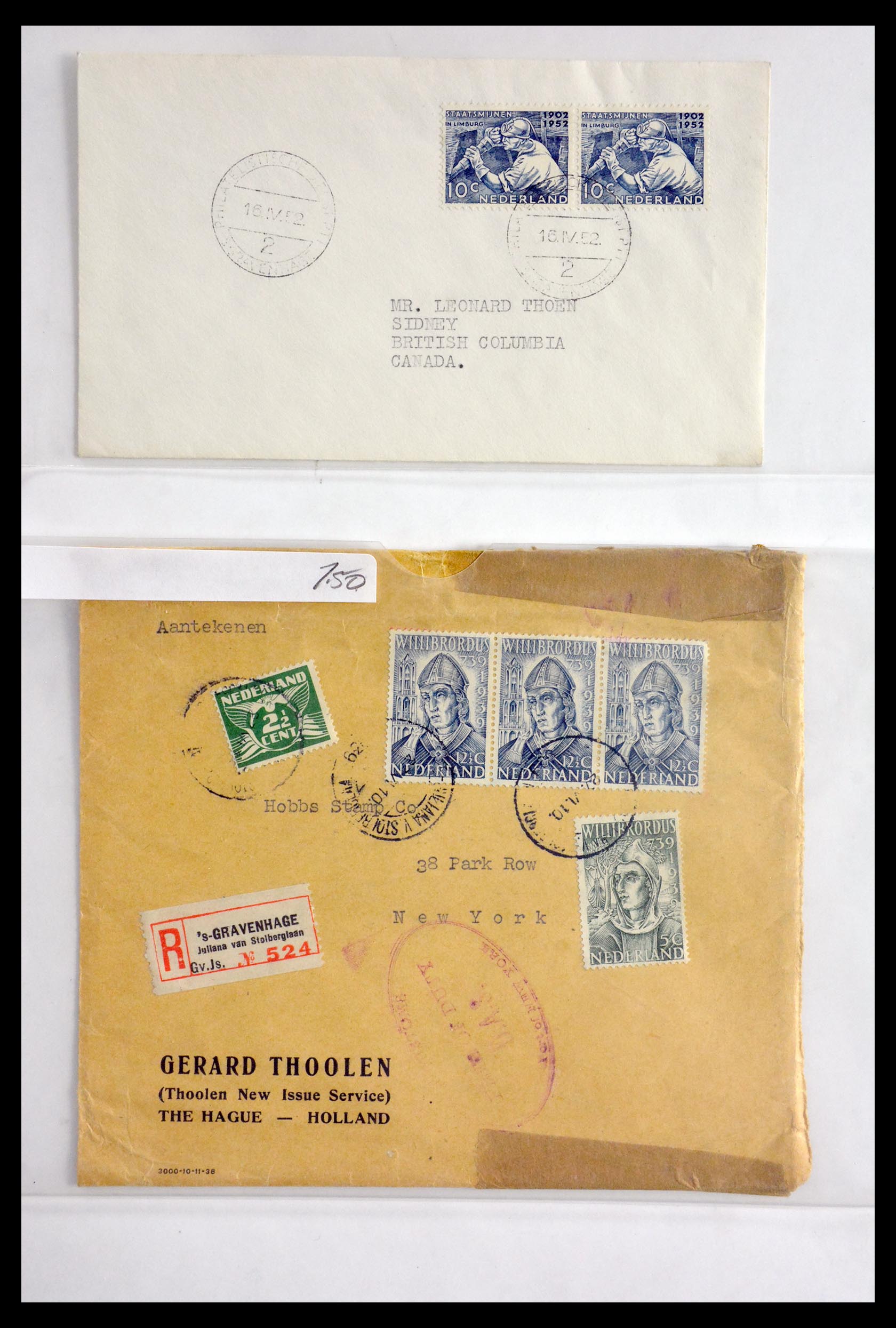 29655 012 - 29655 Nederland brieven ca. 1880-1950.