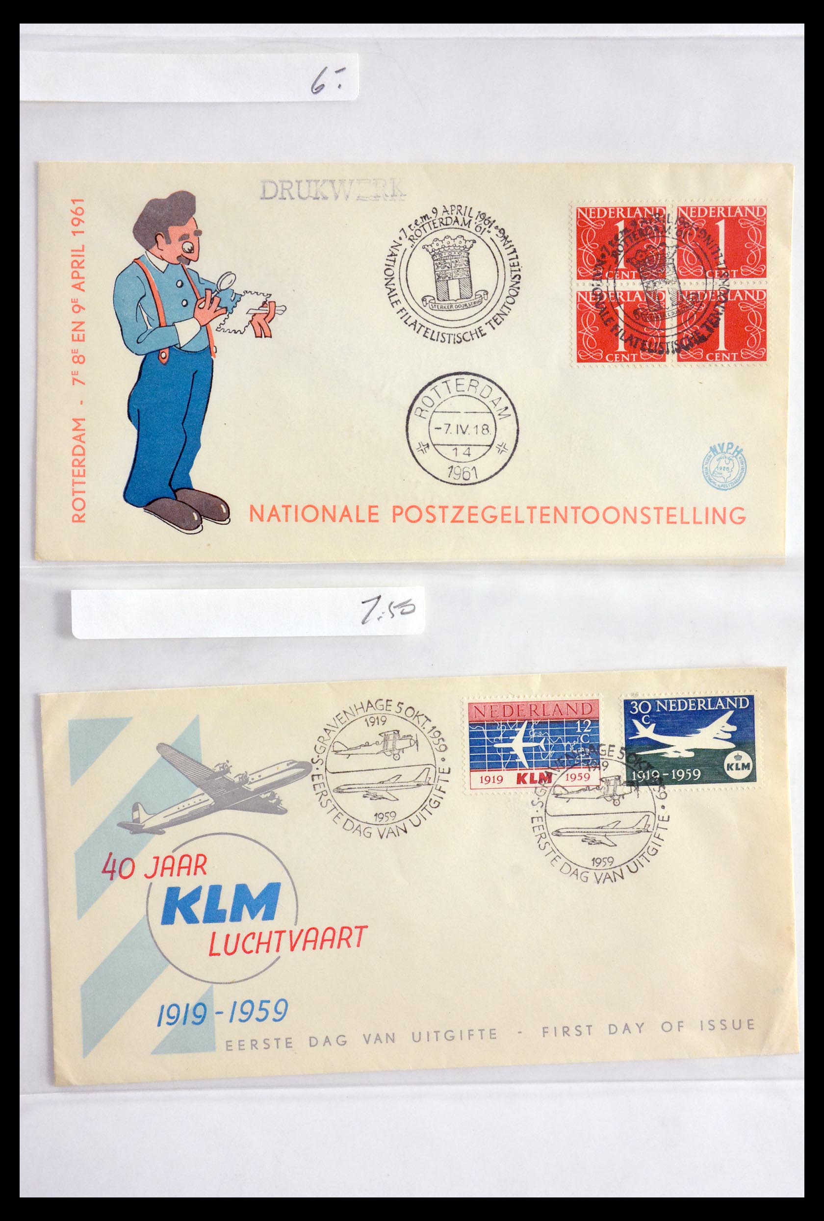 29655 013 - 29655 Netherlands covers ca. 1880-1950.