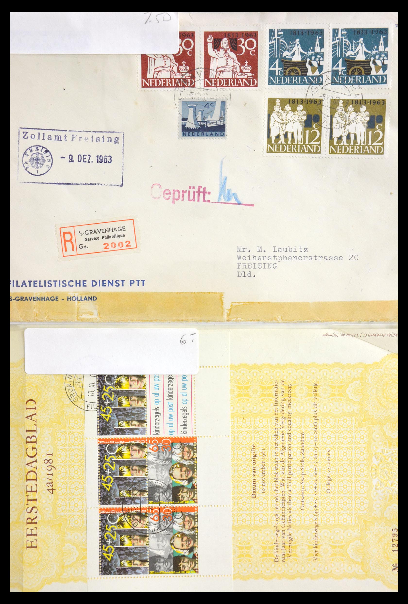 29655 014 - 29655 Nederland brieven ca. 1880-1950.