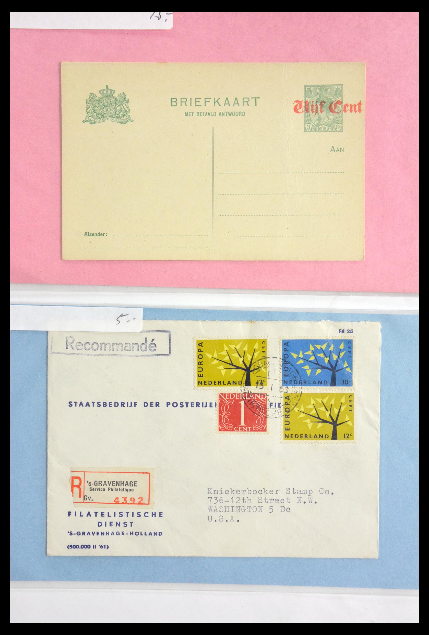 29655 027 - 29655 Netherlands covers ca. 1880-1950.