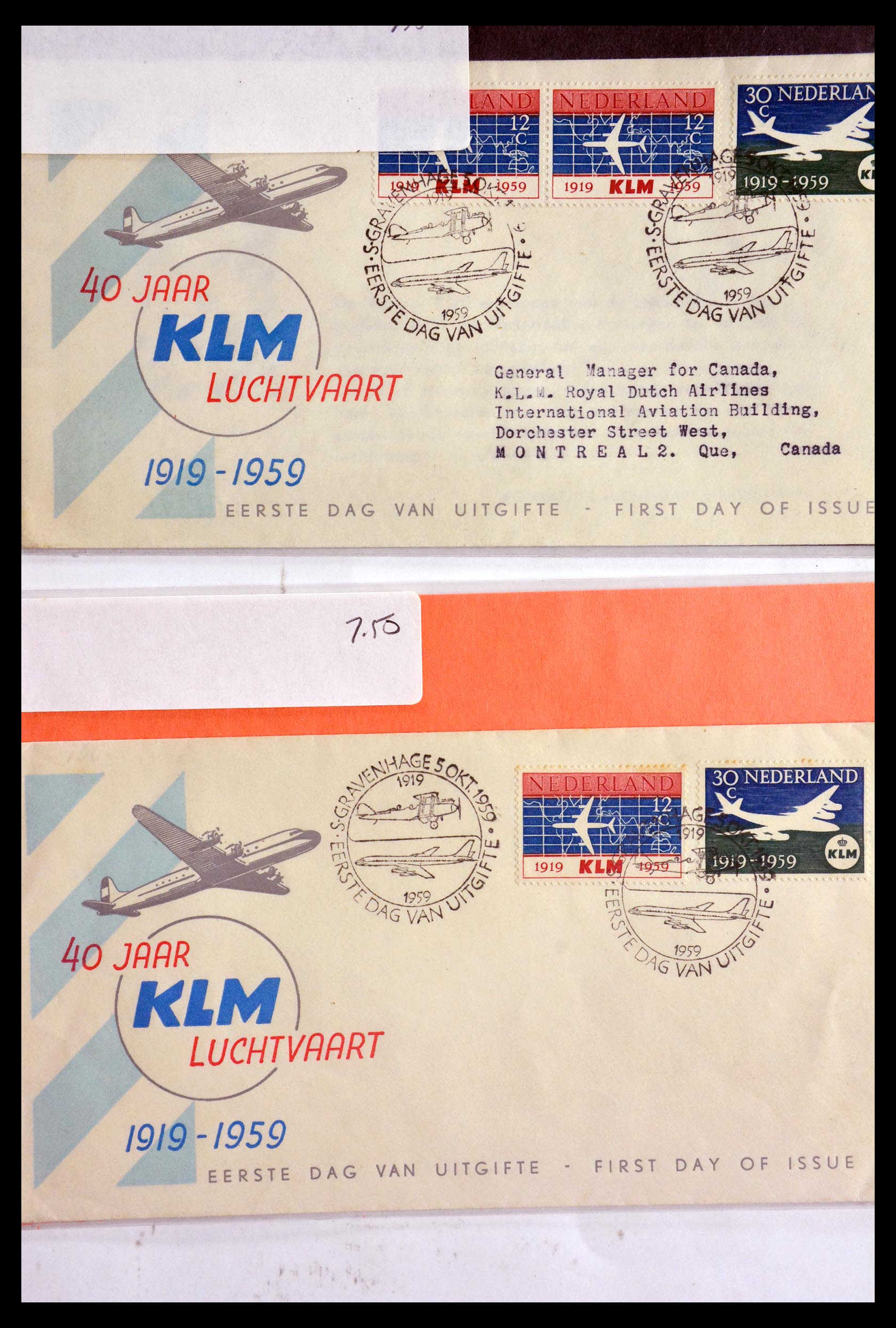 29655 038 - 29655 Netherlands covers ca. 1880-1950.