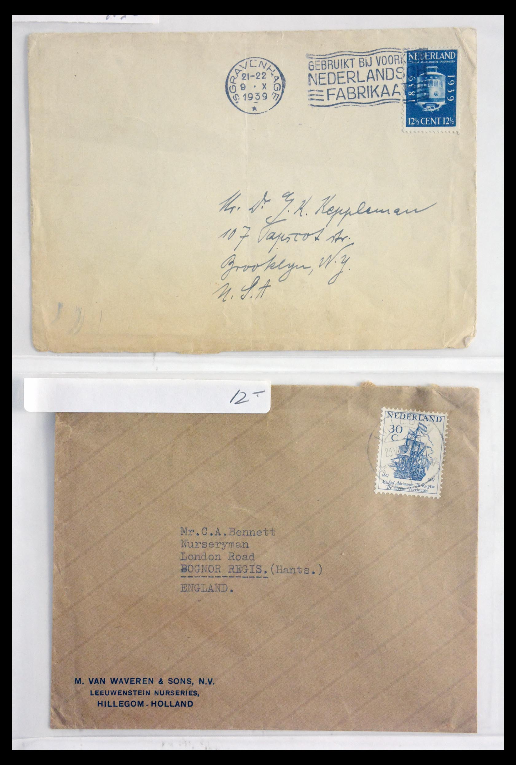 29655 040 - 29655 Nederland brieven ca. 1880-1950.