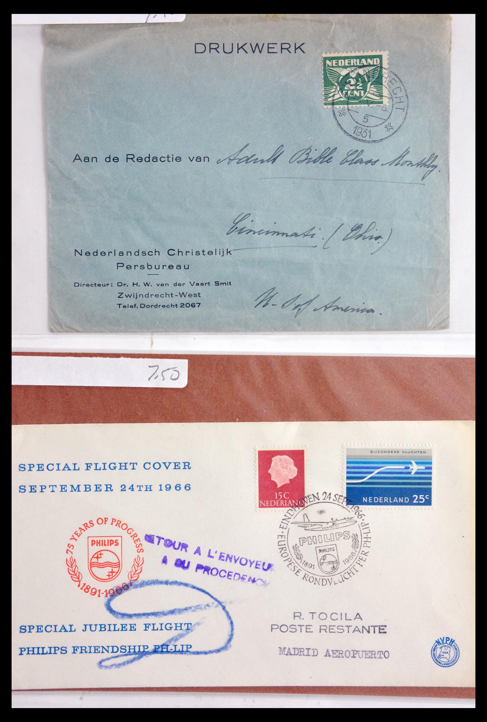 29655 041 - 29655 Nederland brieven ca. 1880-1950.