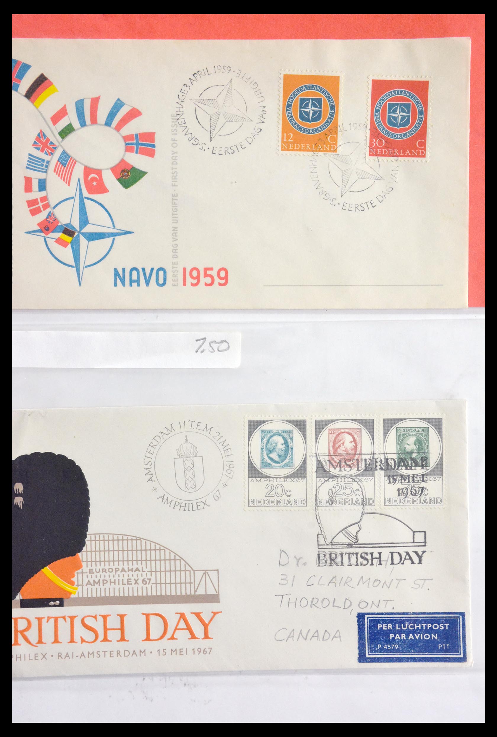 29655 046 - 29655 Nederland brieven ca. 1880-1950.