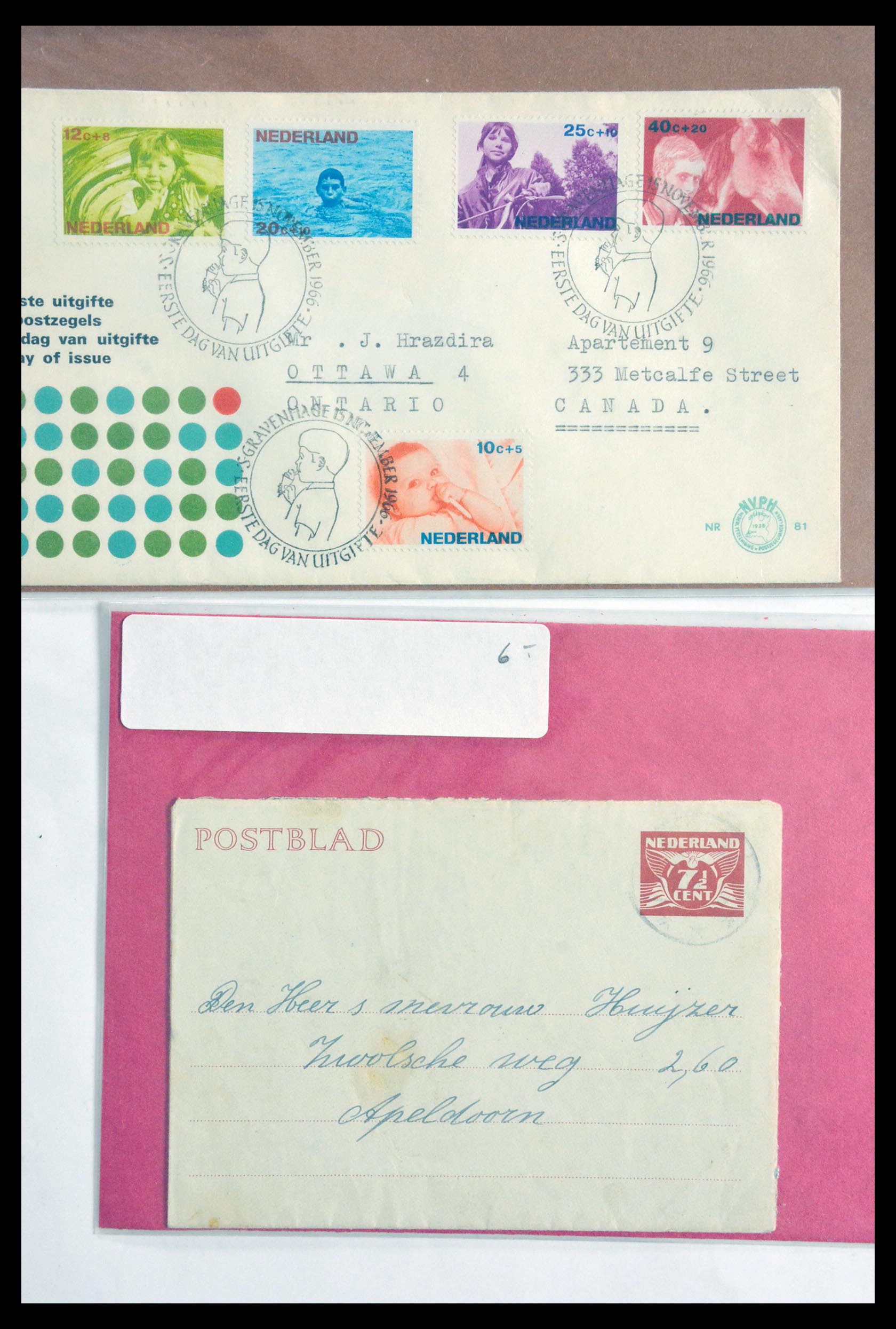 29655 048 - 29655 Nederland brieven ca. 1880-1950.