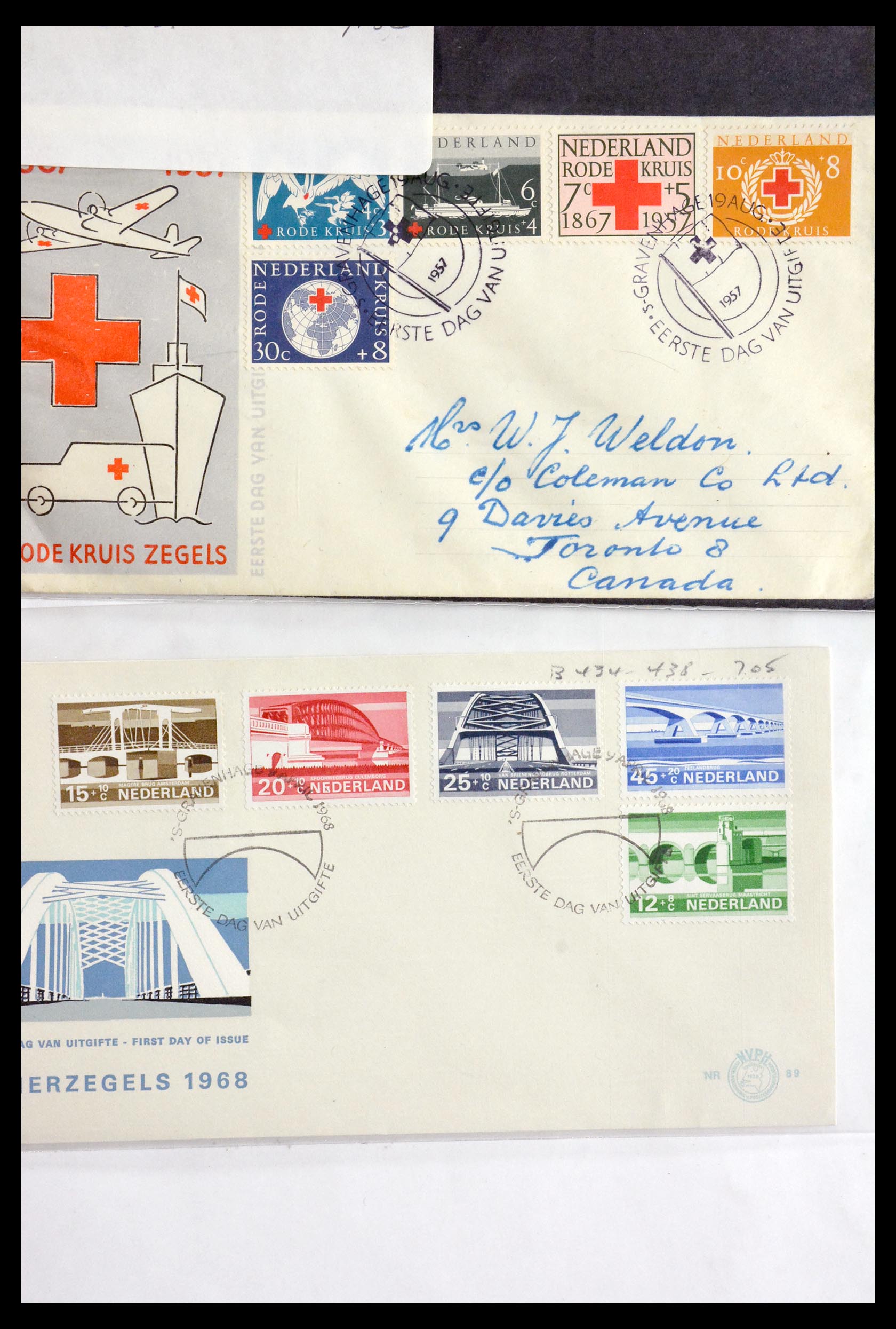 29655 052 - 29655 Netherlands covers ca. 1880-1950.