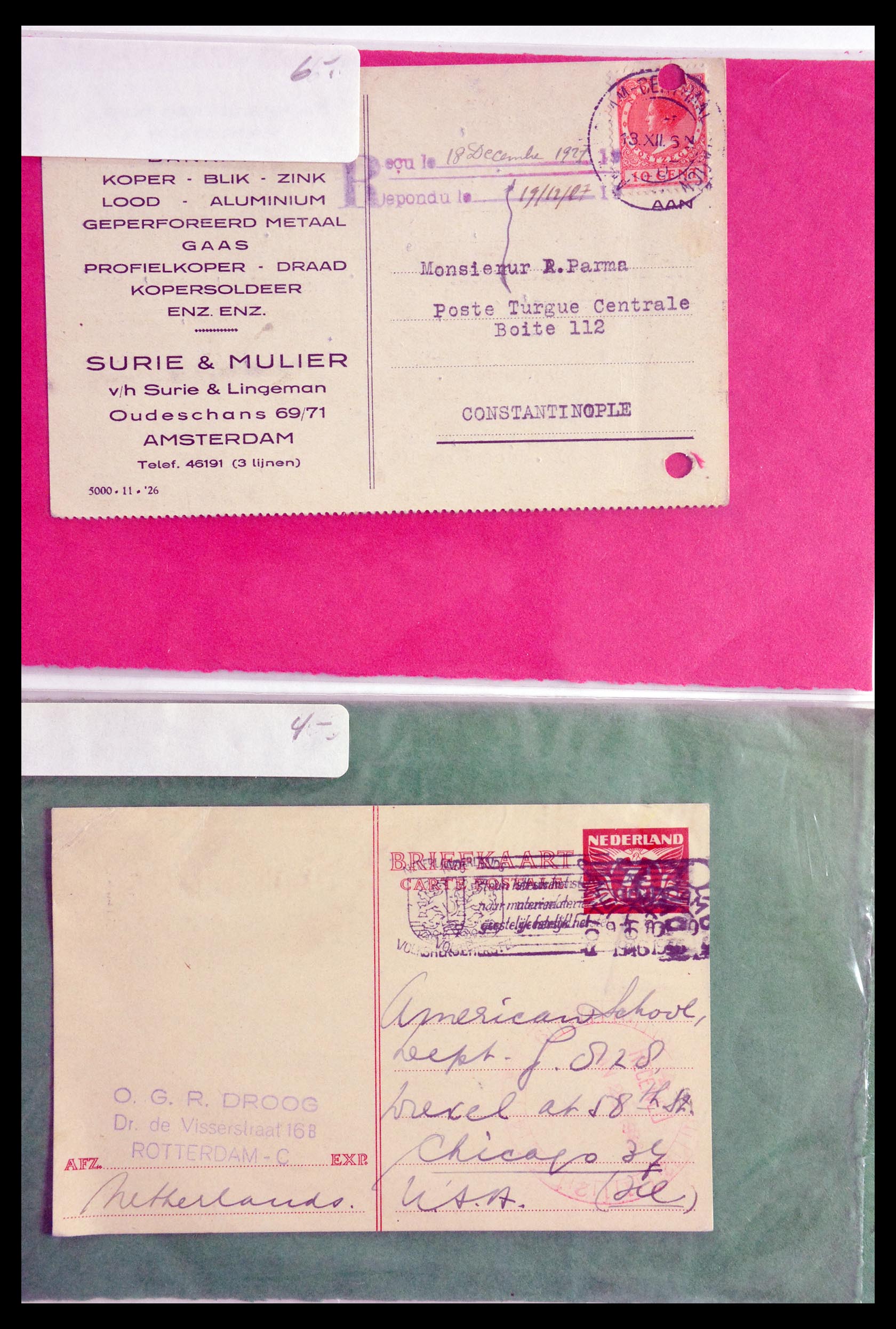 29655 056 - 29655 Nederland brieven ca. 1880-1950.