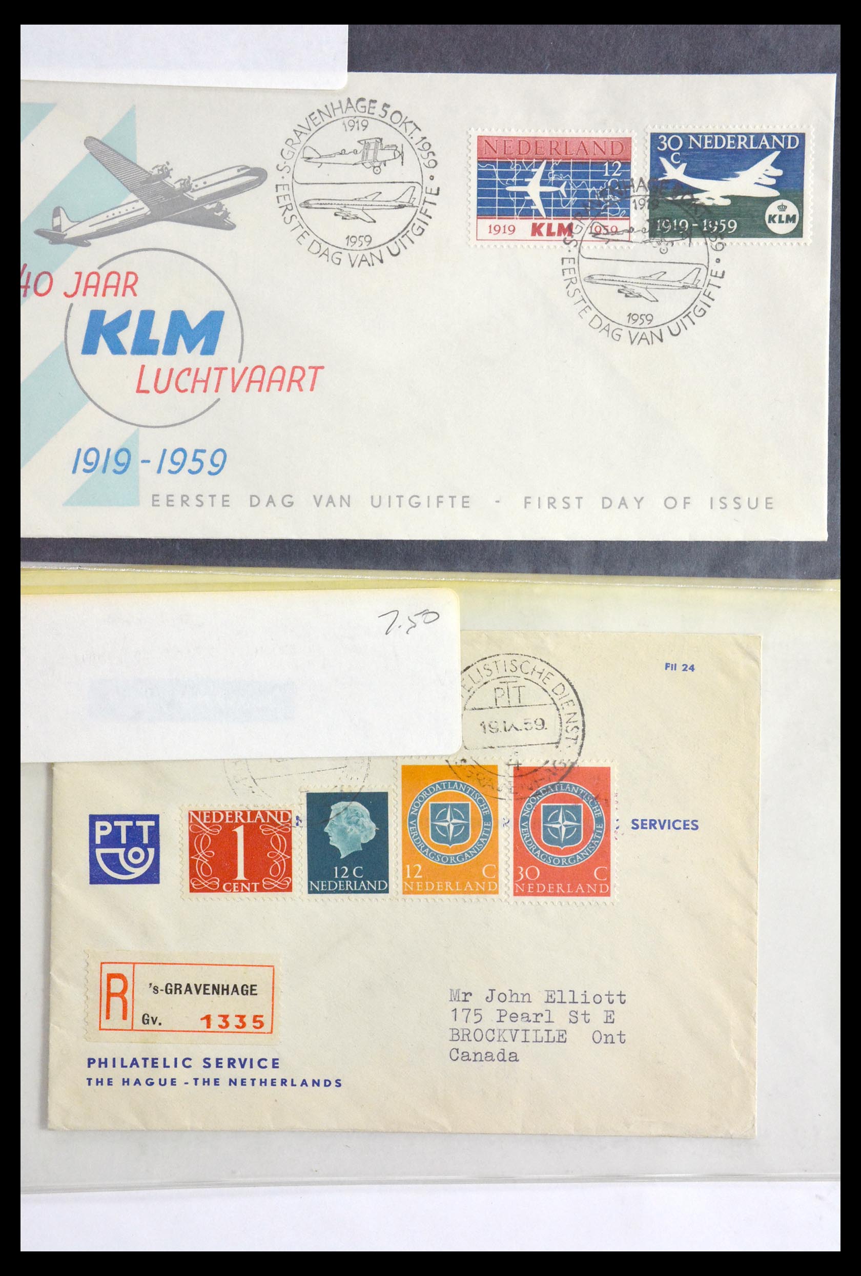 29655 060 - 29655 Nederland brieven ca. 1880-1950.