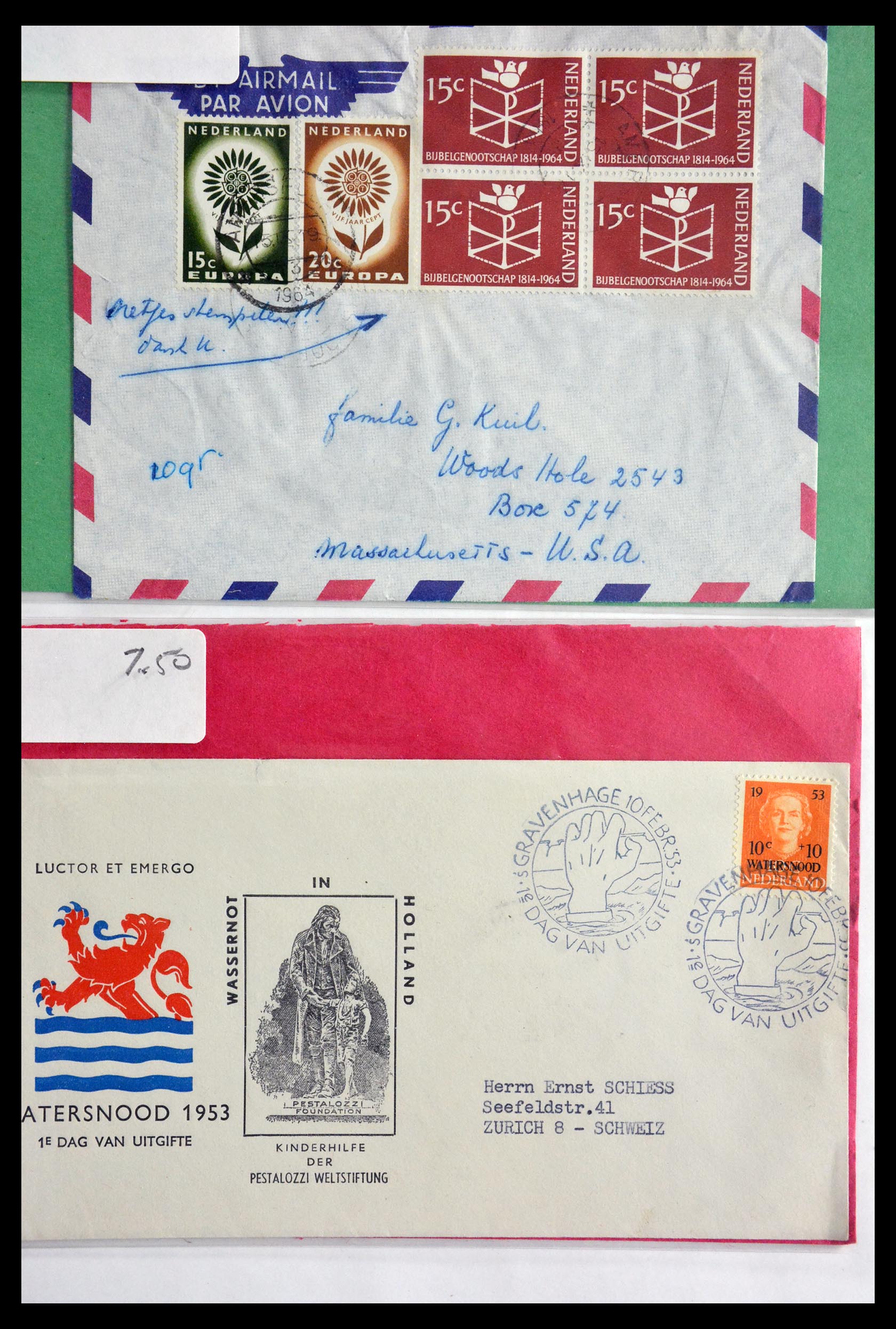 29655 201 - 29655 Netherlands covers ca. 1880-1950.