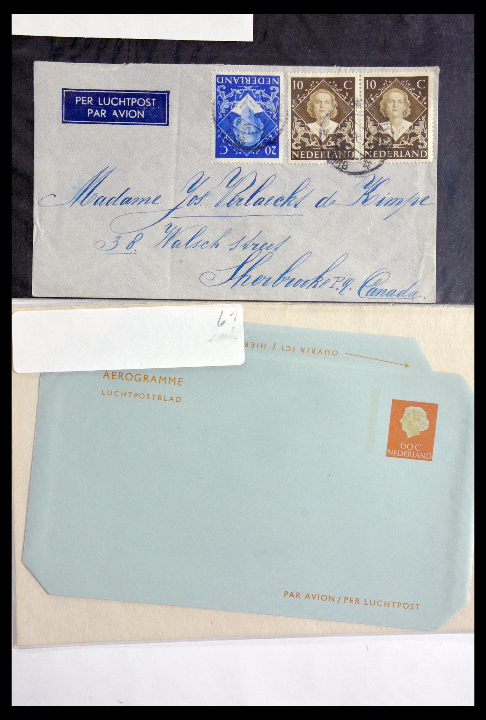 29655 202 - 29655 Netherlands covers ca. 1880-1950.