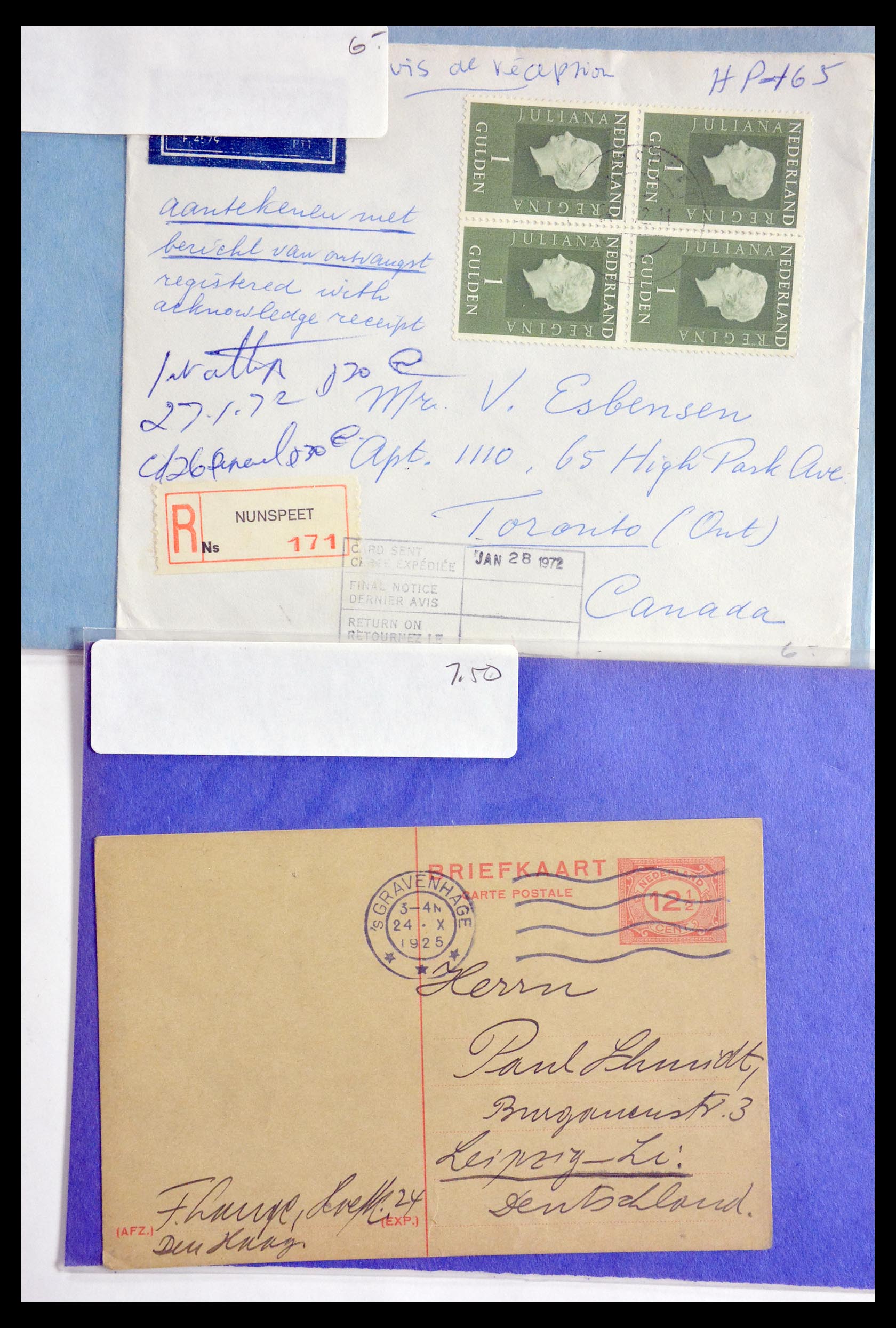 29655 206 - 29655 Netherlands covers ca. 1880-1950.