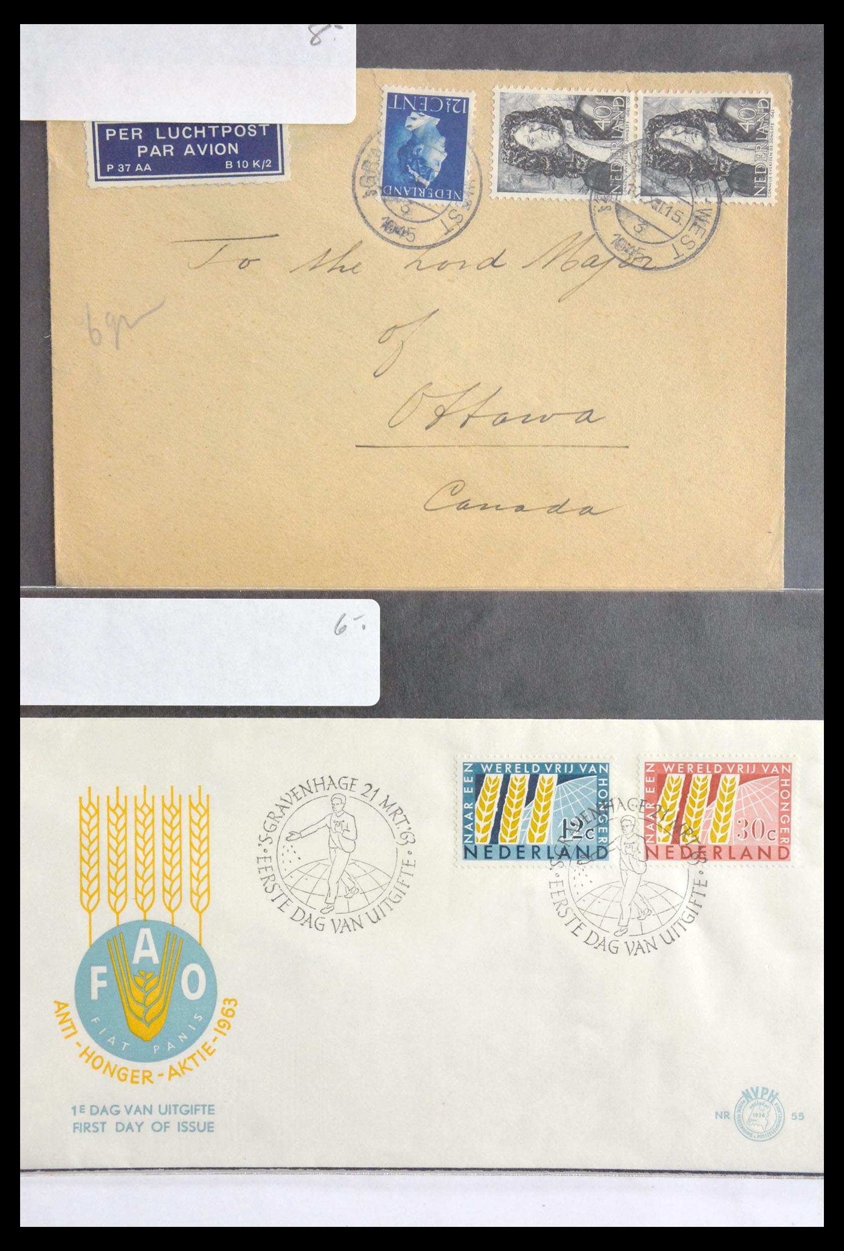 29655 217 - 29655 Netherlands covers ca. 1880-1950.