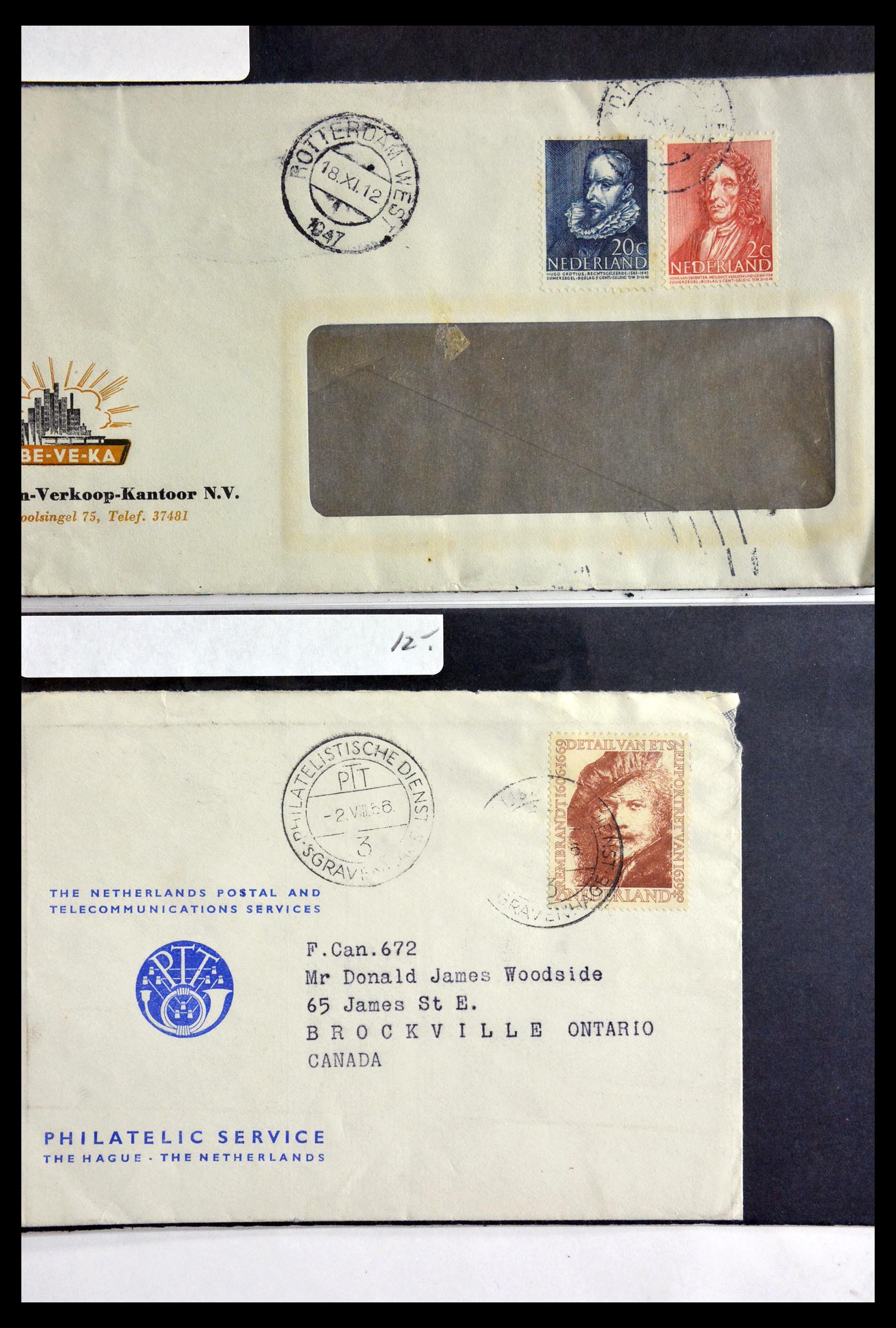 29655 221 - 29655 Netherlands covers ca. 1880-1950.