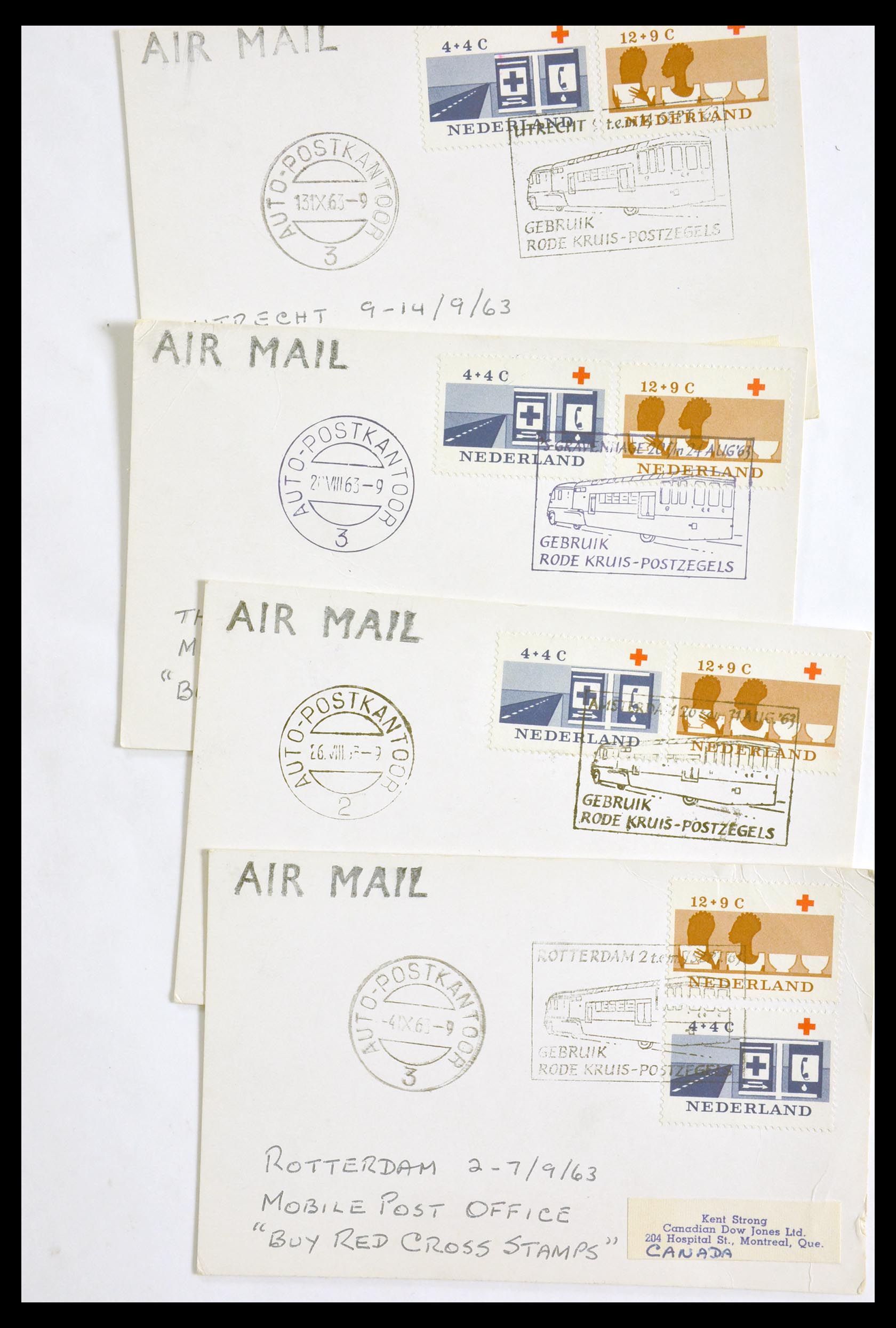29655 225 - 29655 Netherlands covers ca. 1880-1950.