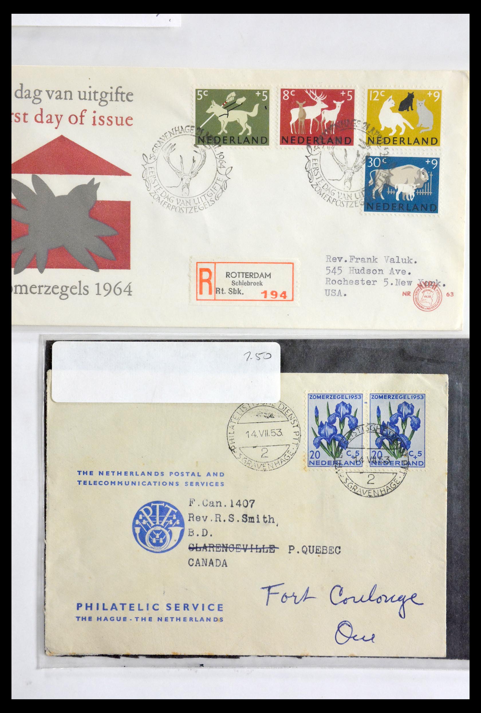 29655 226 - 29655 Netherlands covers ca. 1880-1950.